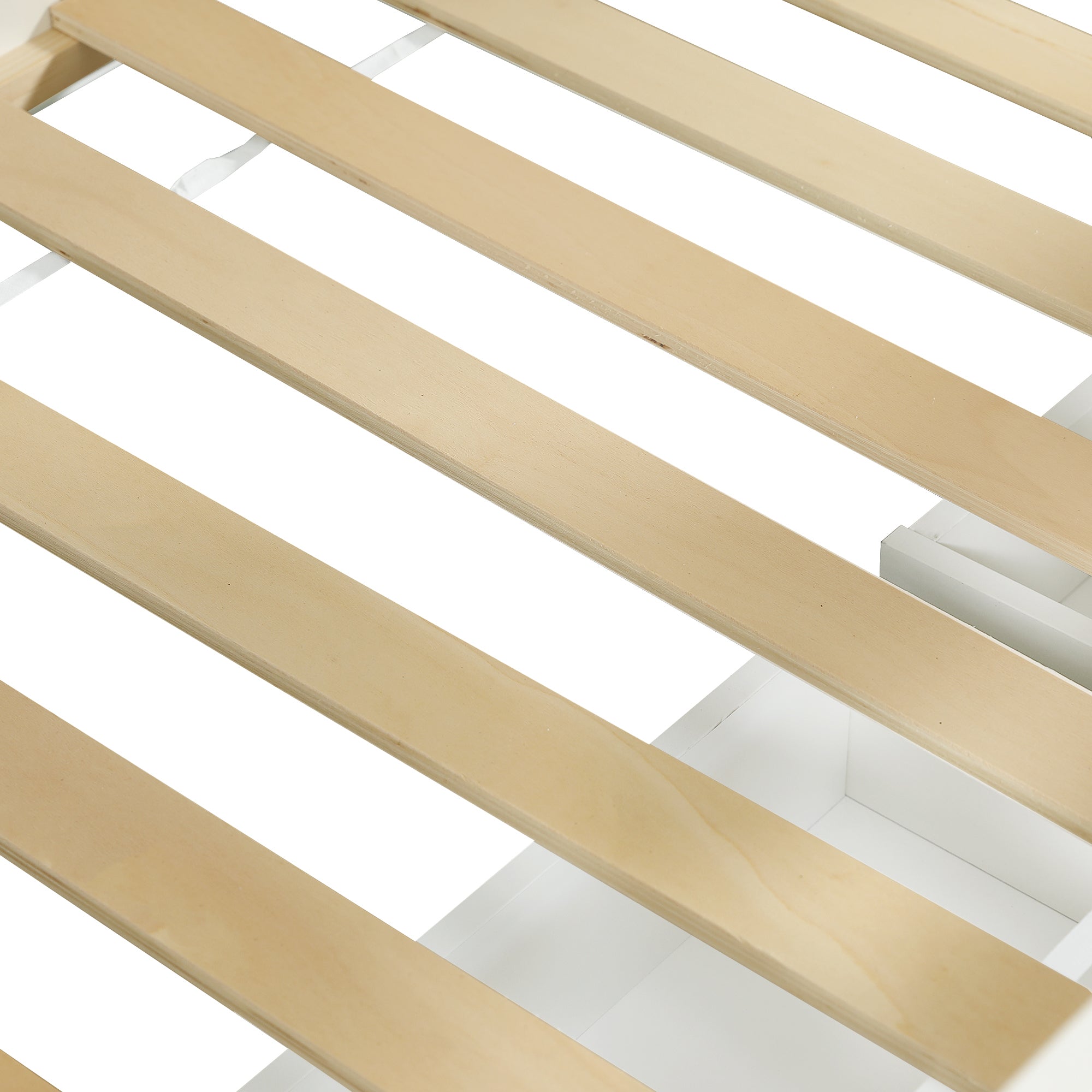 Logidon stapelbed kinderbed 90x200 wit met trapkast