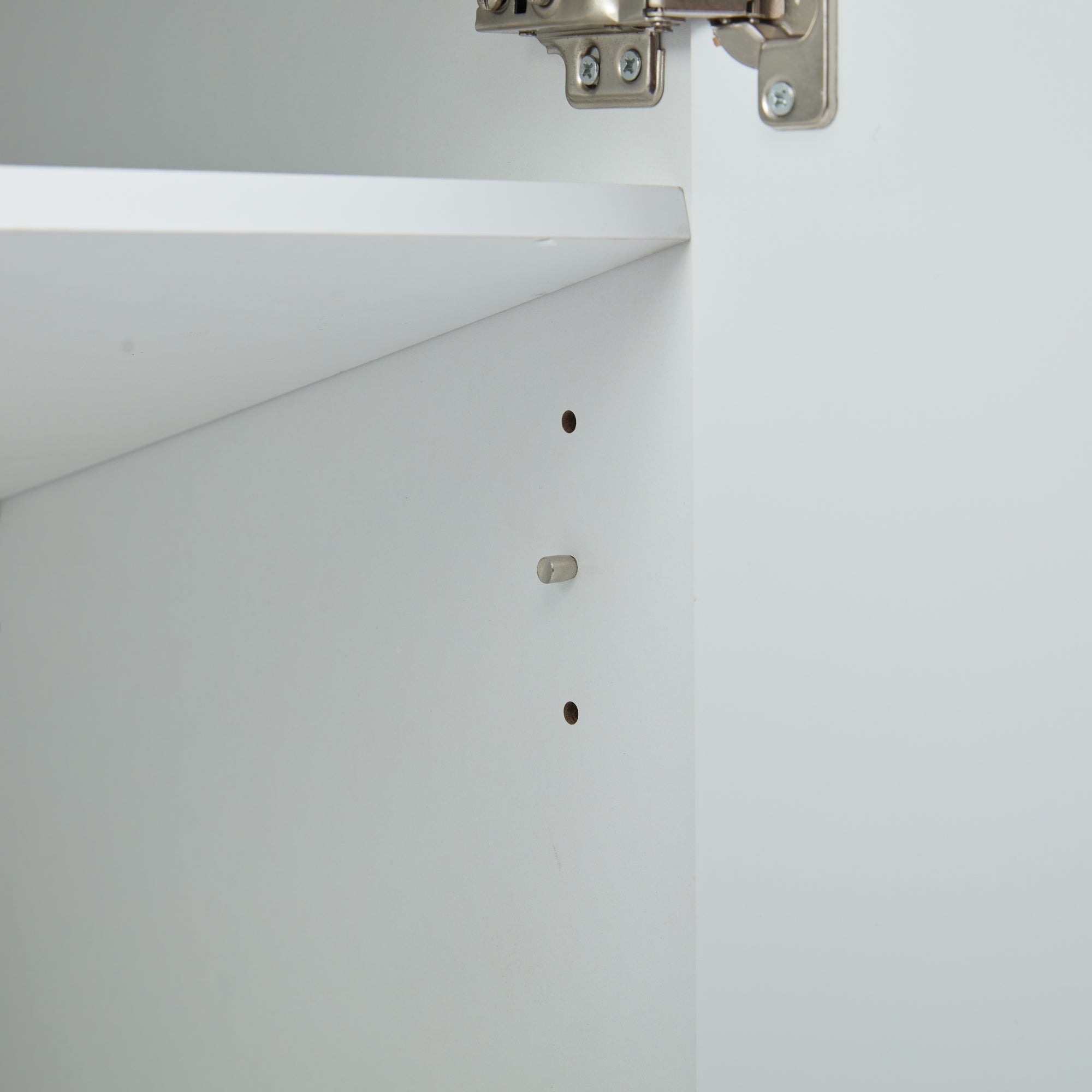 Logidon moderne schoenenkast wit MDF met deuren, 3 niveaus