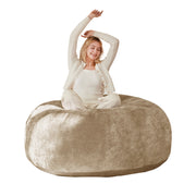 Logidon Apricot 3FT Zitzak Comfortabele loungebank voor volwassenen