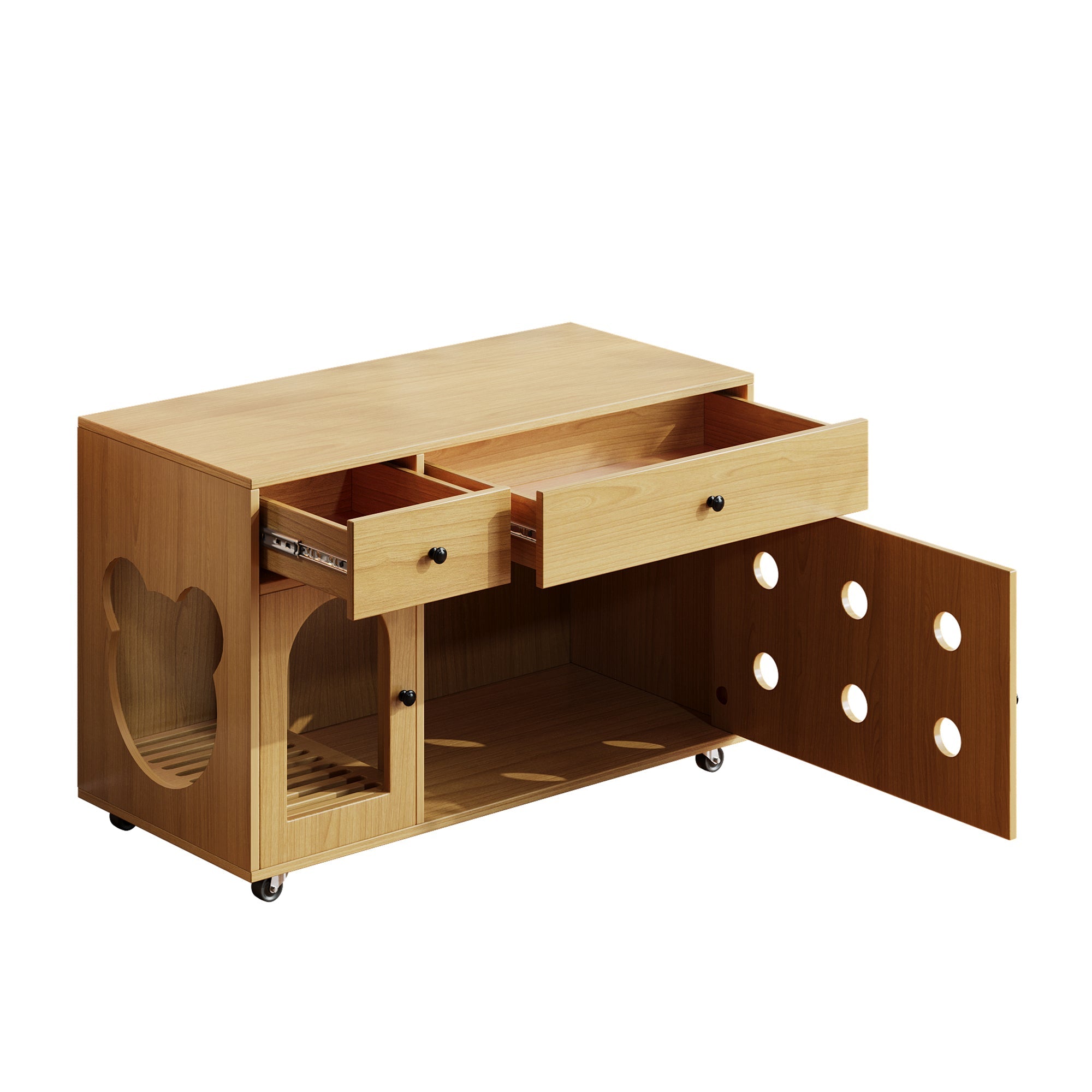 Logidon kattenbakkast 100 x 45 x 66 cm zandafvoerplaat