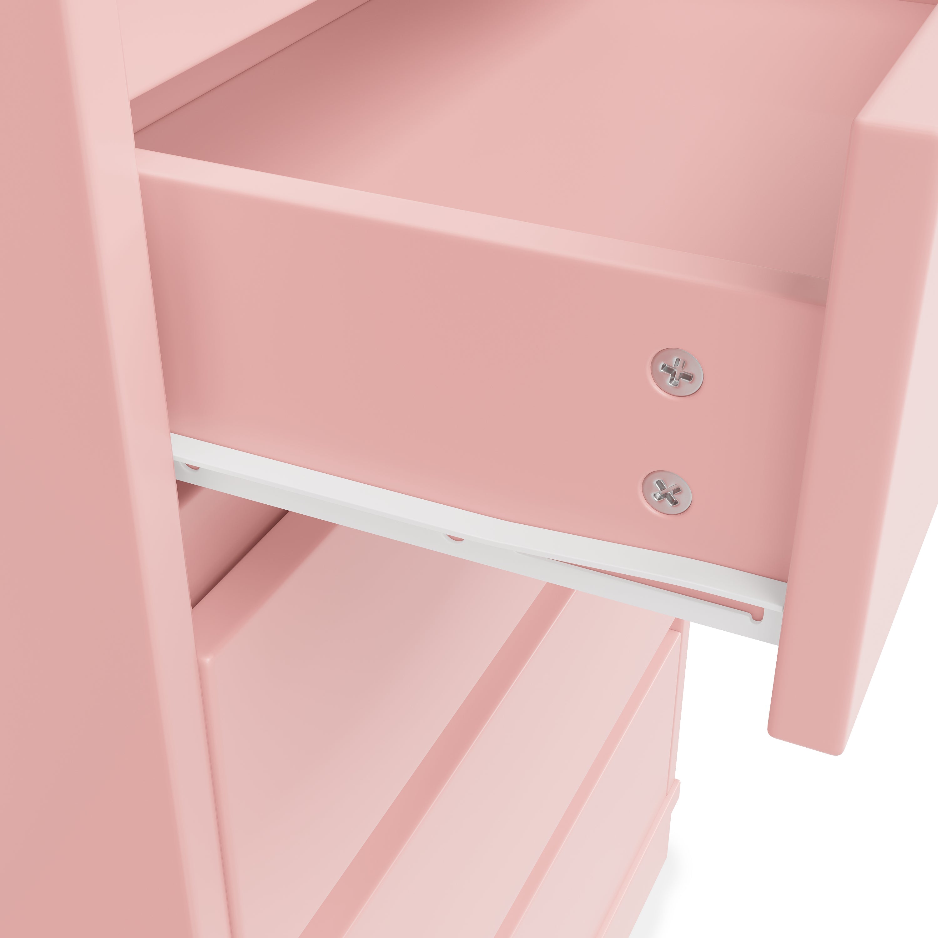 Logidon Kledingkast Roze 140x40x135 cm met lades en roede