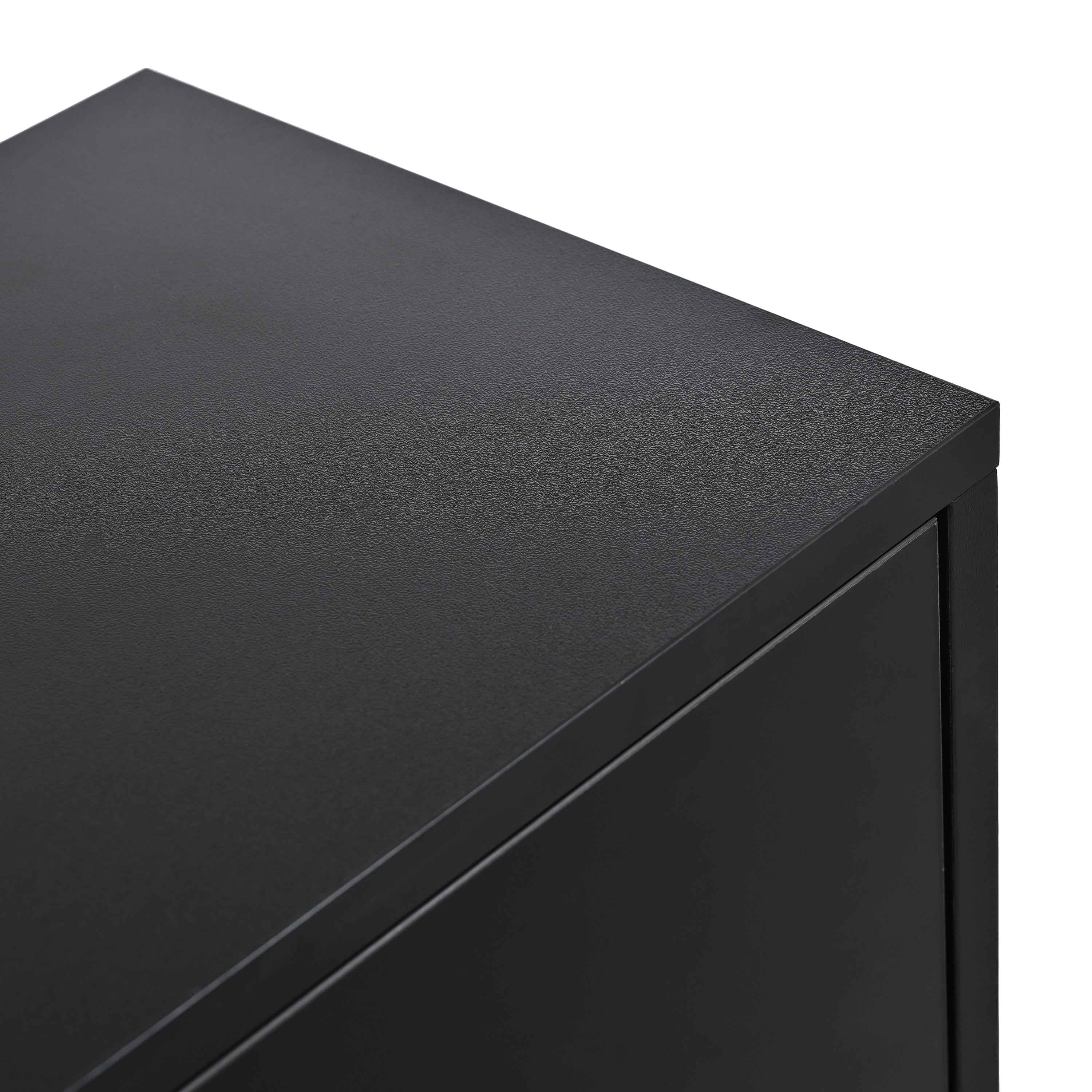 Logidon Moderne Schoenenkast Zwart Hoogglans LED 80x25x96 cm