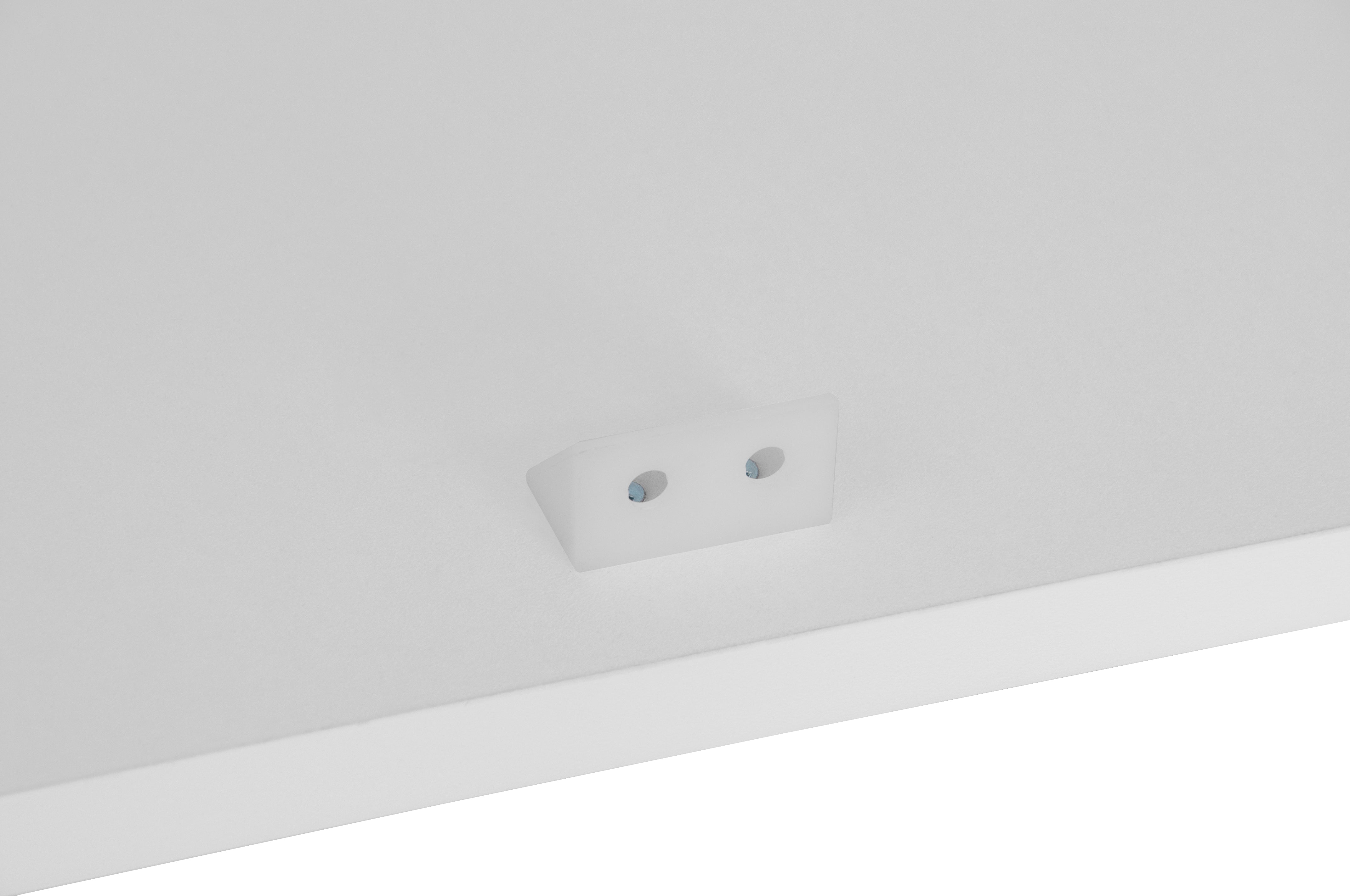 Logidon dressoir 3 deuren wit met 3D-snijpatroon en gouden poten