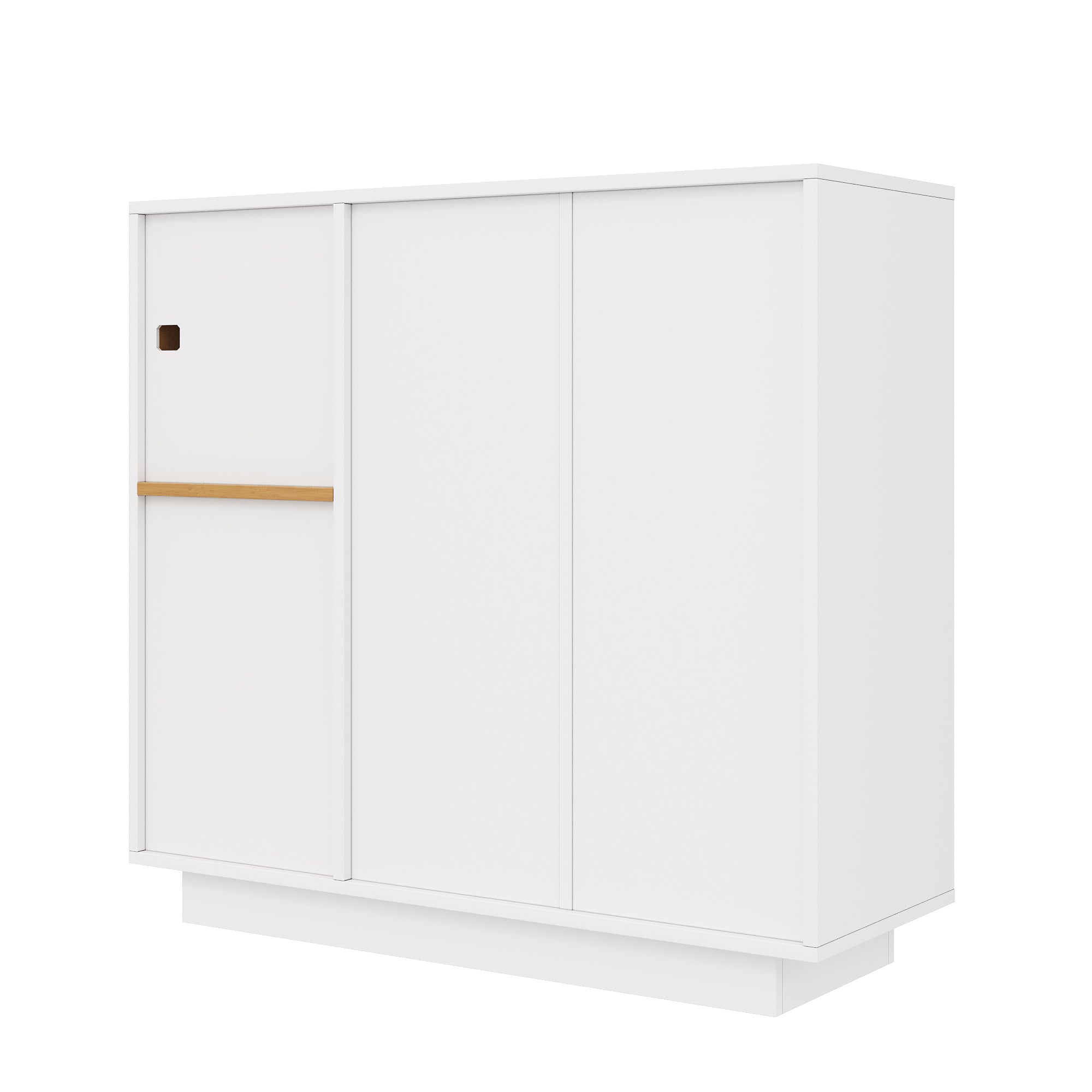 Logidon schoenenkast wit LED verlichting verstelbare planken 105x39,5x100,5 cm