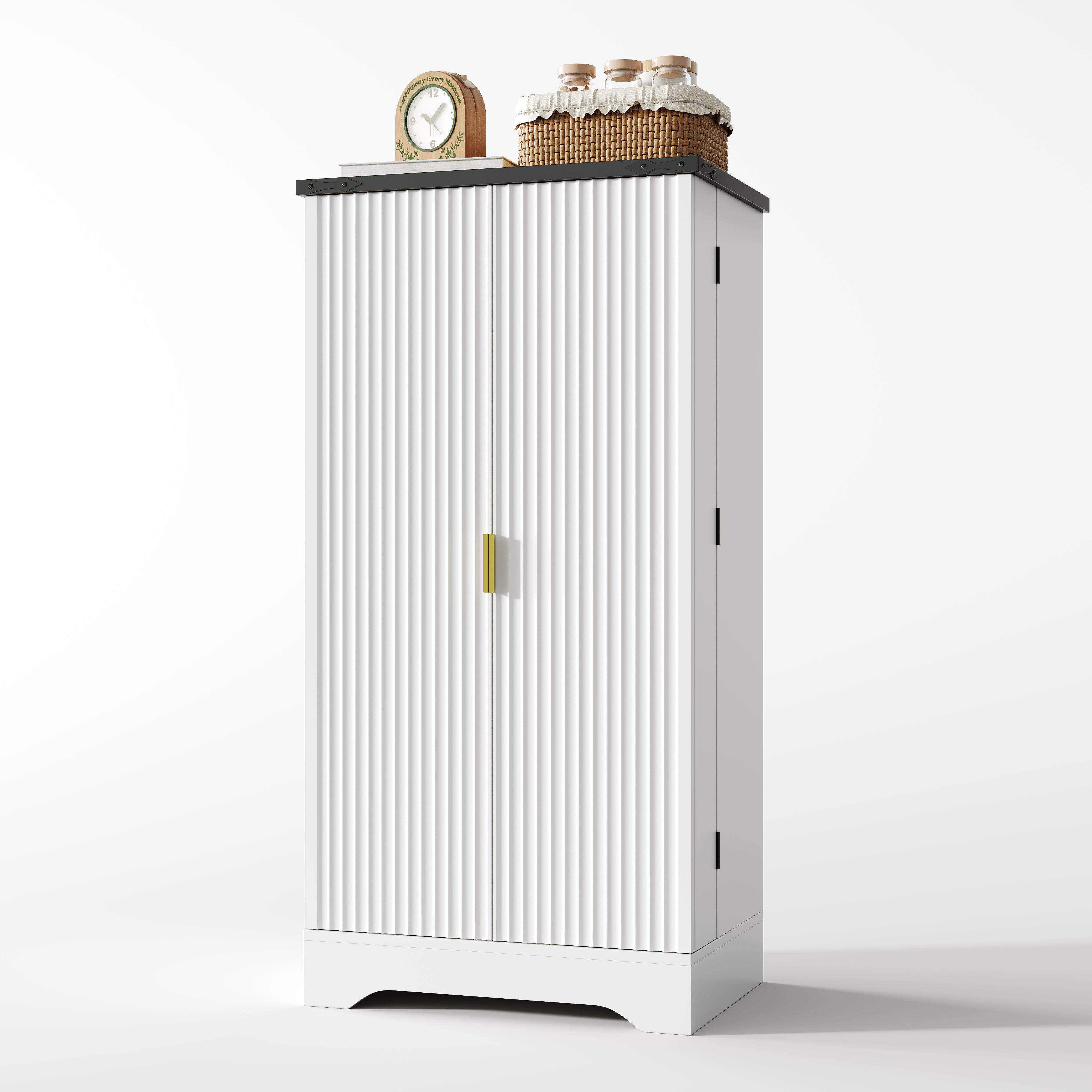 Logidon keukenkast wit met LED sensorlicht 120x60,5x40 cm