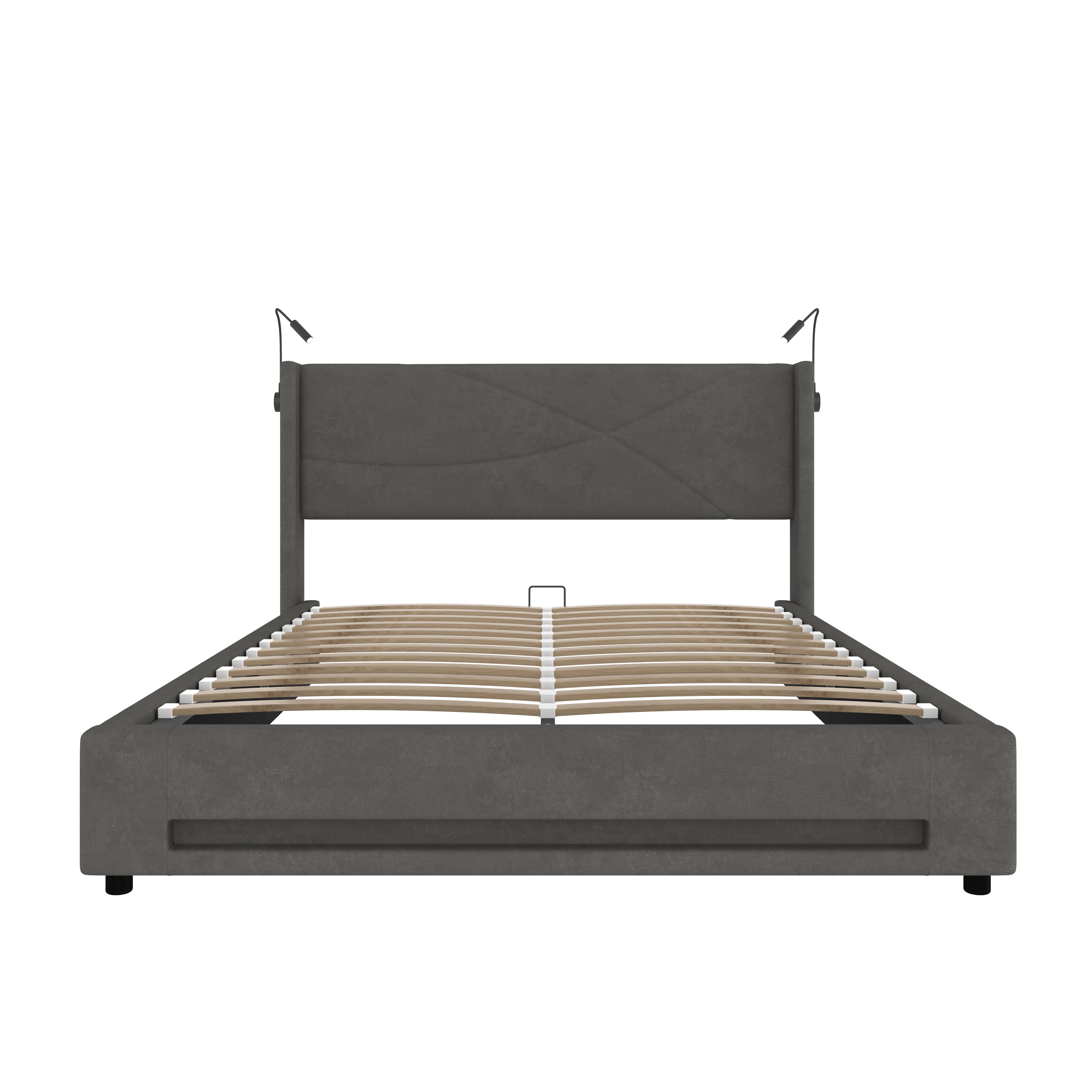 Logidon bedframe 160x200 cm met hydraulische opbergruimte