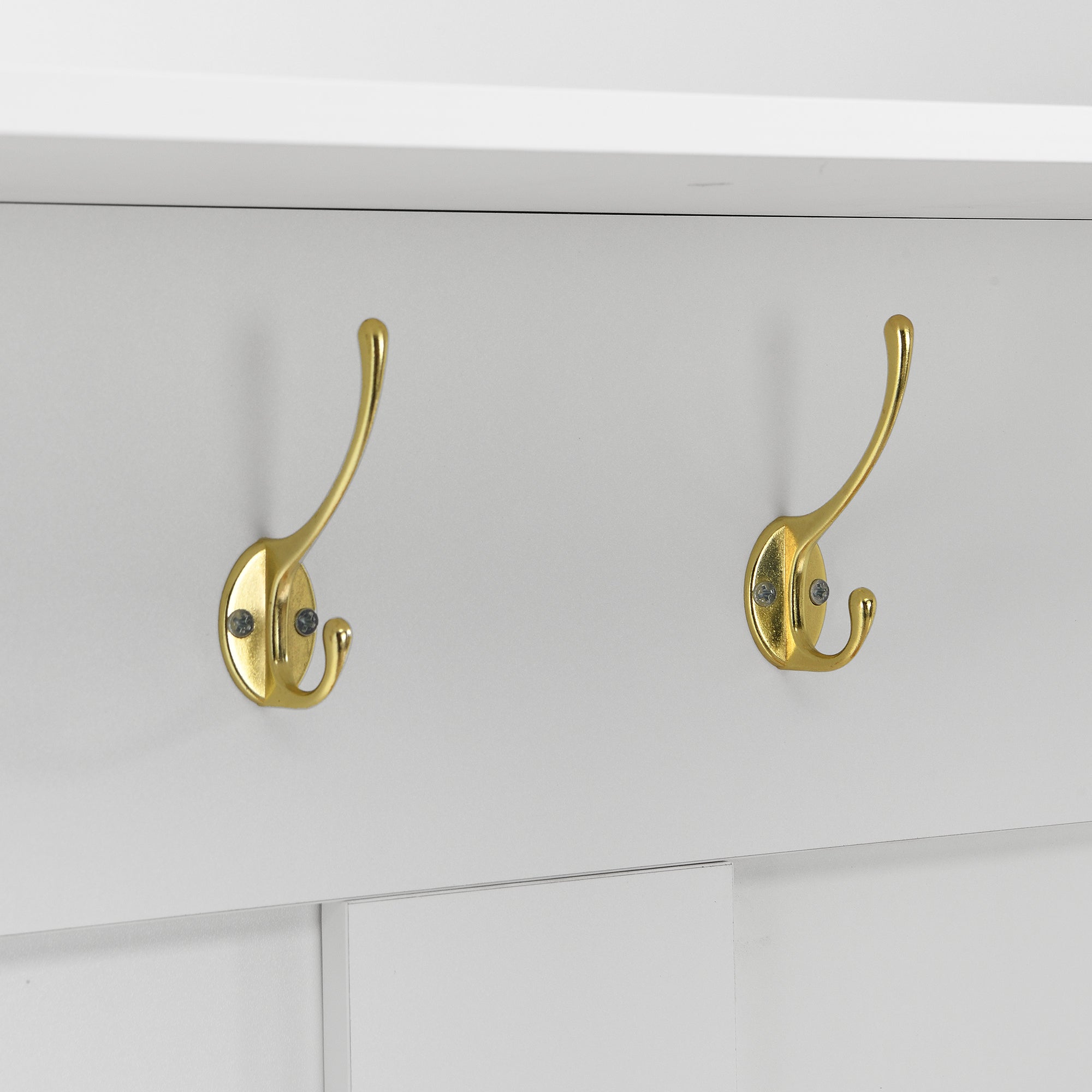 Logidon kledingkast wit MDF met schoenenrek en plank