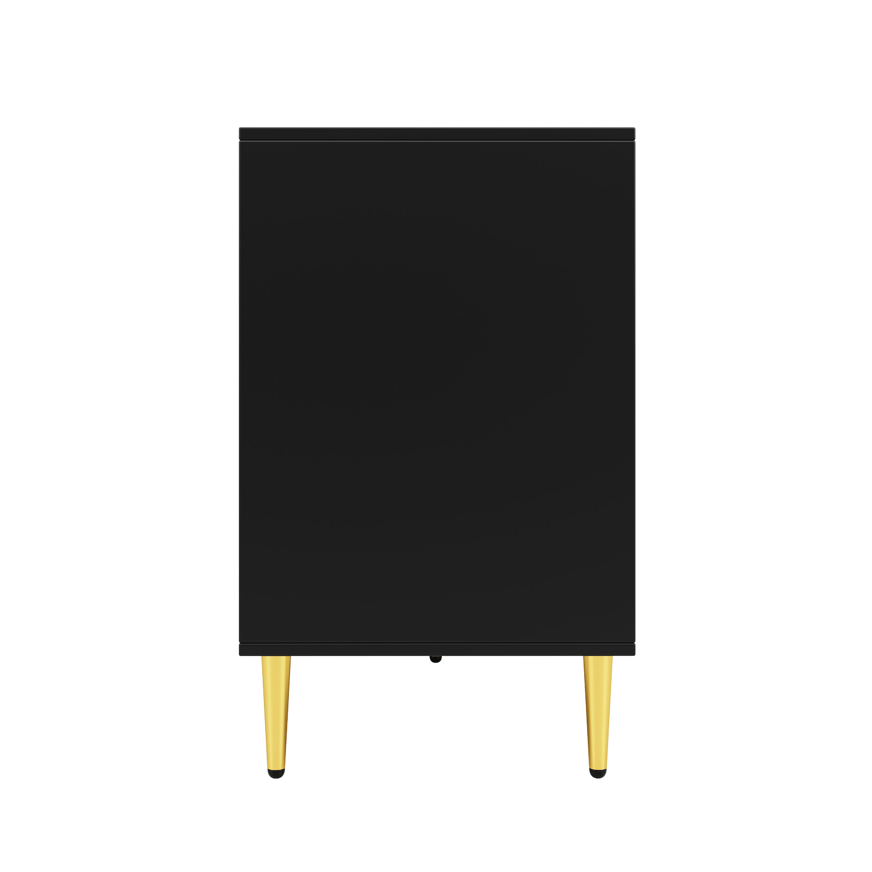 Logidon Zwart dressoir 152x40x75 cm golfdesign