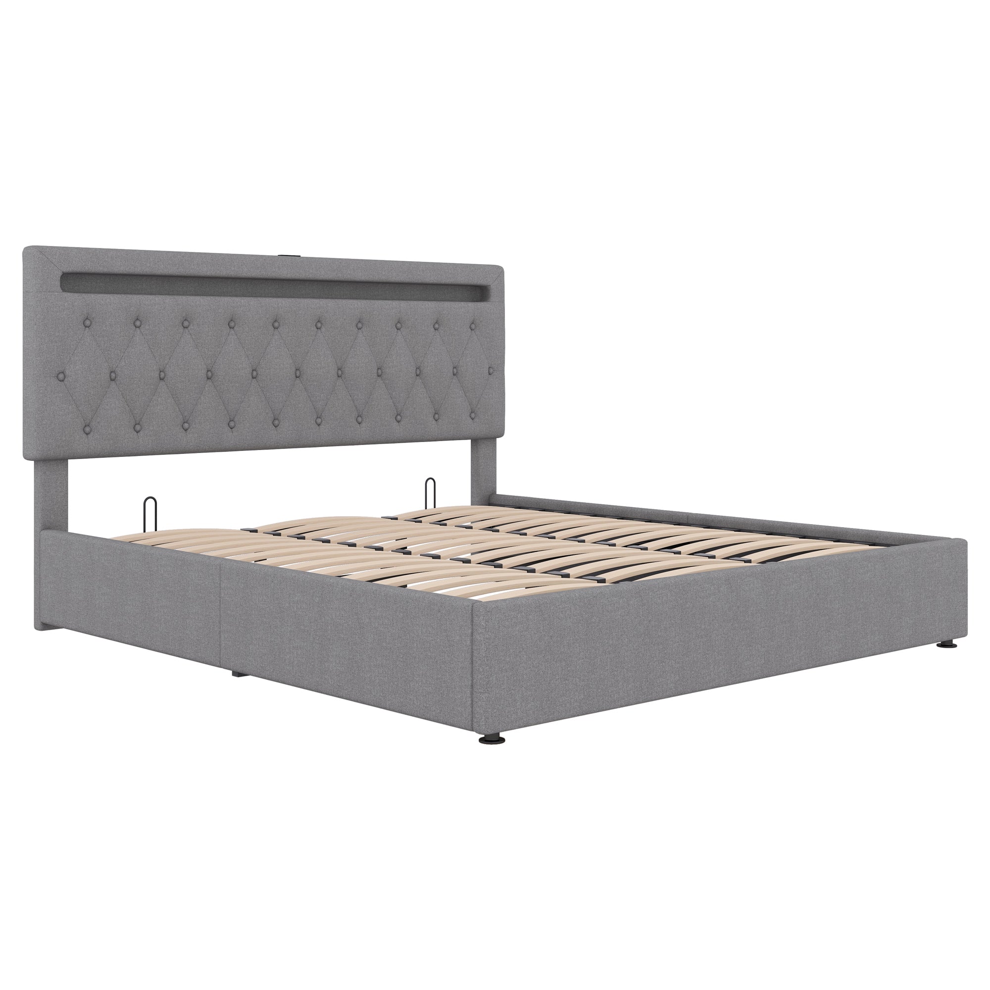 Logidon 180x200cm vlakbed met hydraulisch hefmechanisme LED