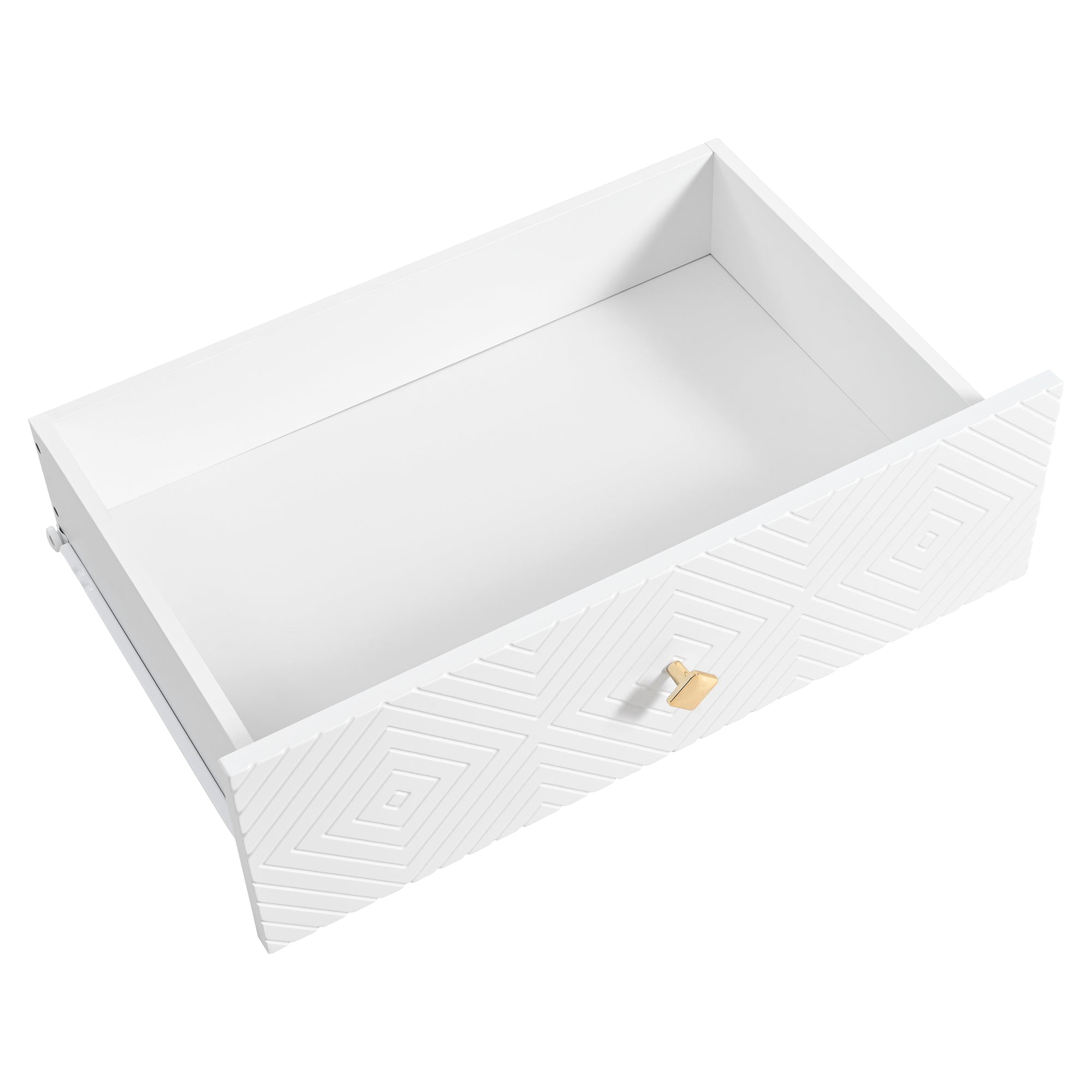 Logidon Moderne ladekast 6 lades 120x40x80 cm wit