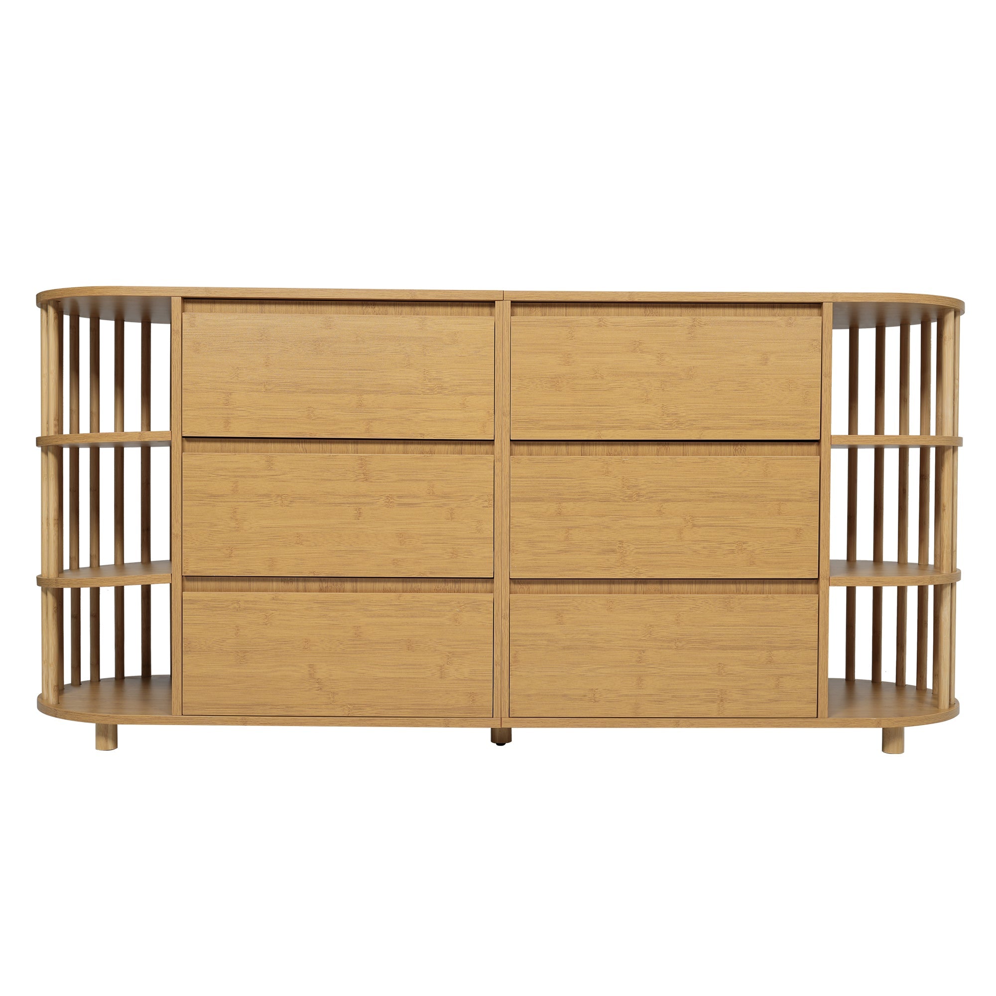 Logidon ladekast 160 cm eiken - Romeins design, 6 laden
