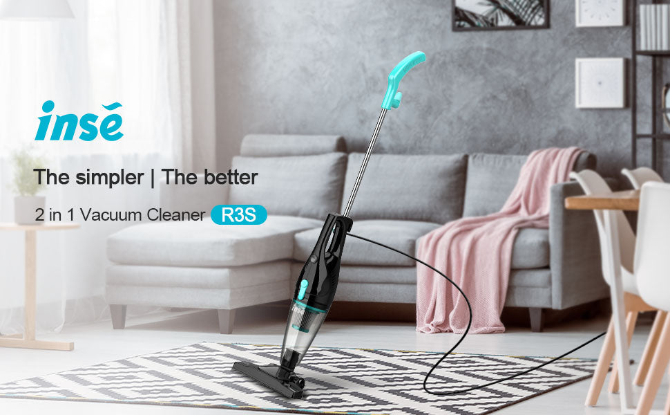 Logidon INSE R3S Blue 2-in-1 vacuum cleaner with HEPA filter