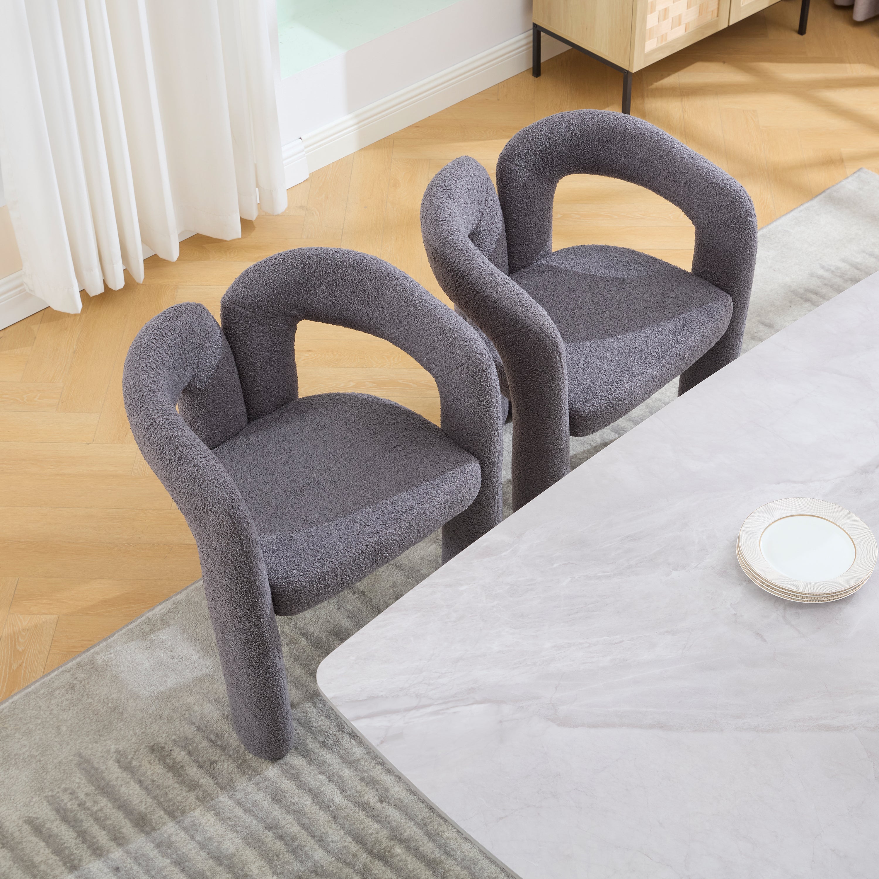Logidon Premium Teddystoel met Ergonomische Rugleuning