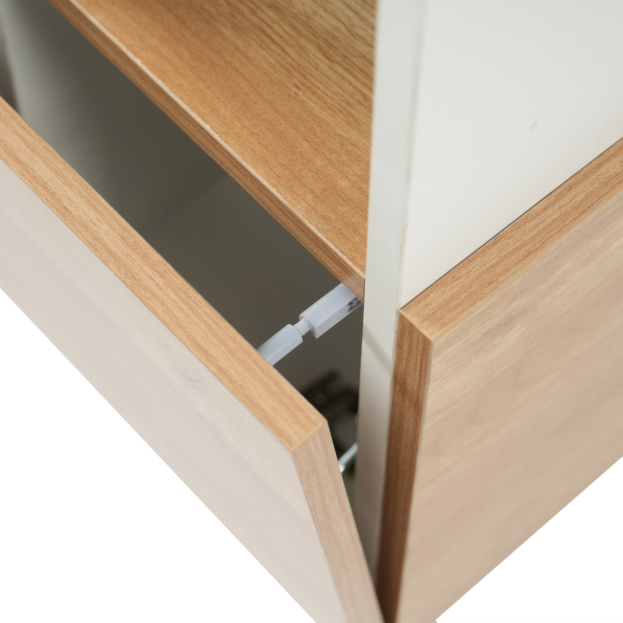 Logidon dressoir hoogglans wit 130x40x70 cm met opbergruimte