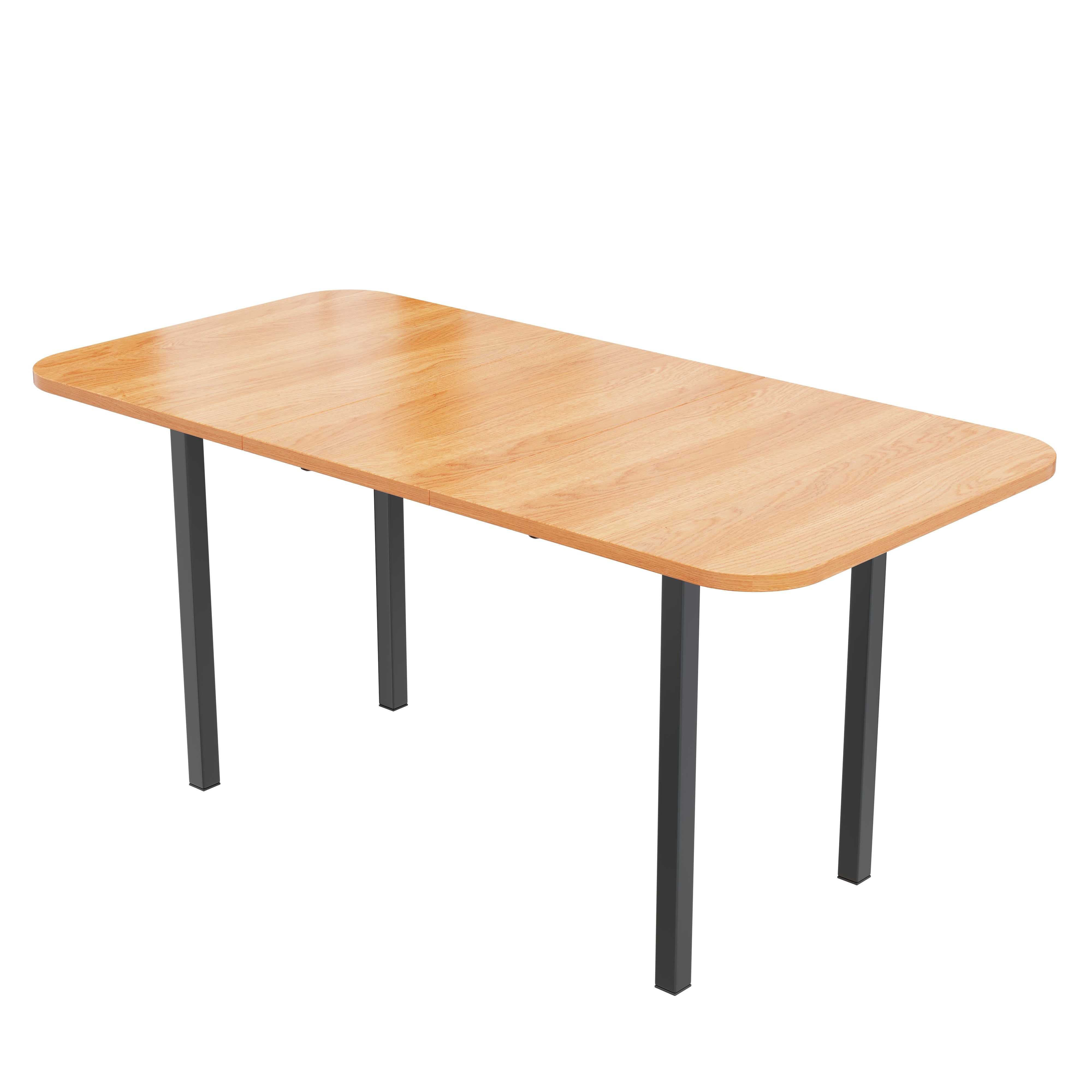 Logidon uitschuifbare eettafel 120-160 cm naturel eiken