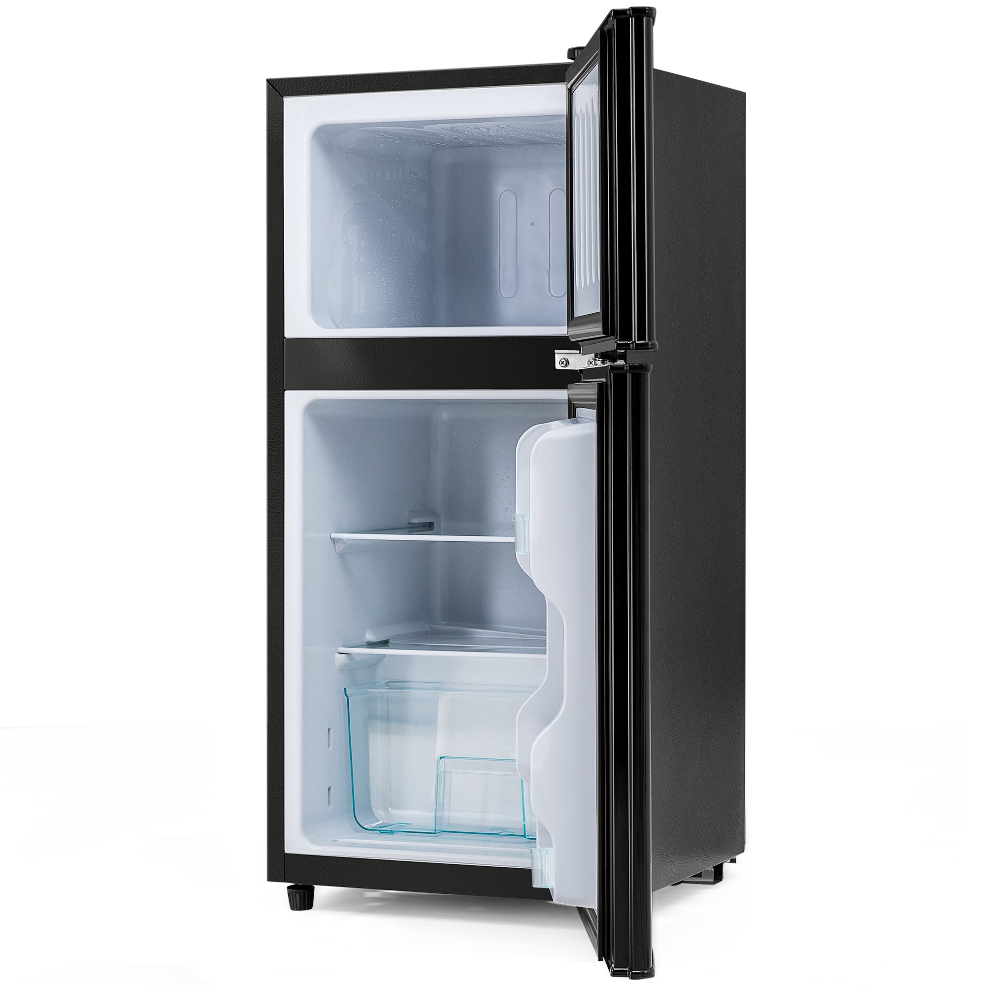Logidon koel-vriescombinatie dubbele deur 86,8 cm hoog premium zwart