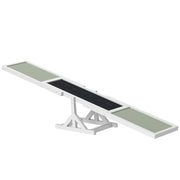 Logidon Hondenschommel Evenwichtsramp Hout Wit 180x30x30 cm Antislip