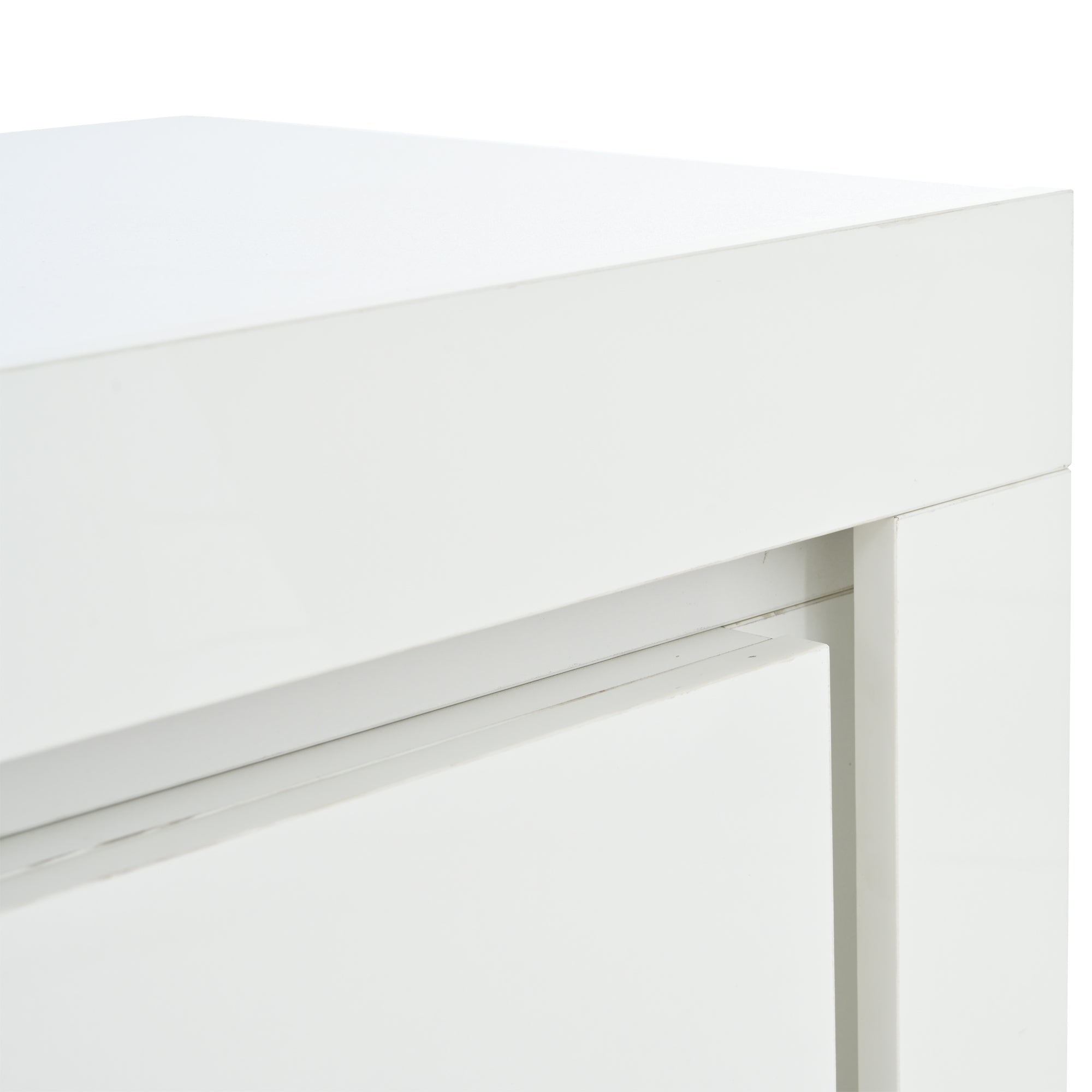 Logidon wit hoogglans dressoir 140x40x65 cm met LED verlichting