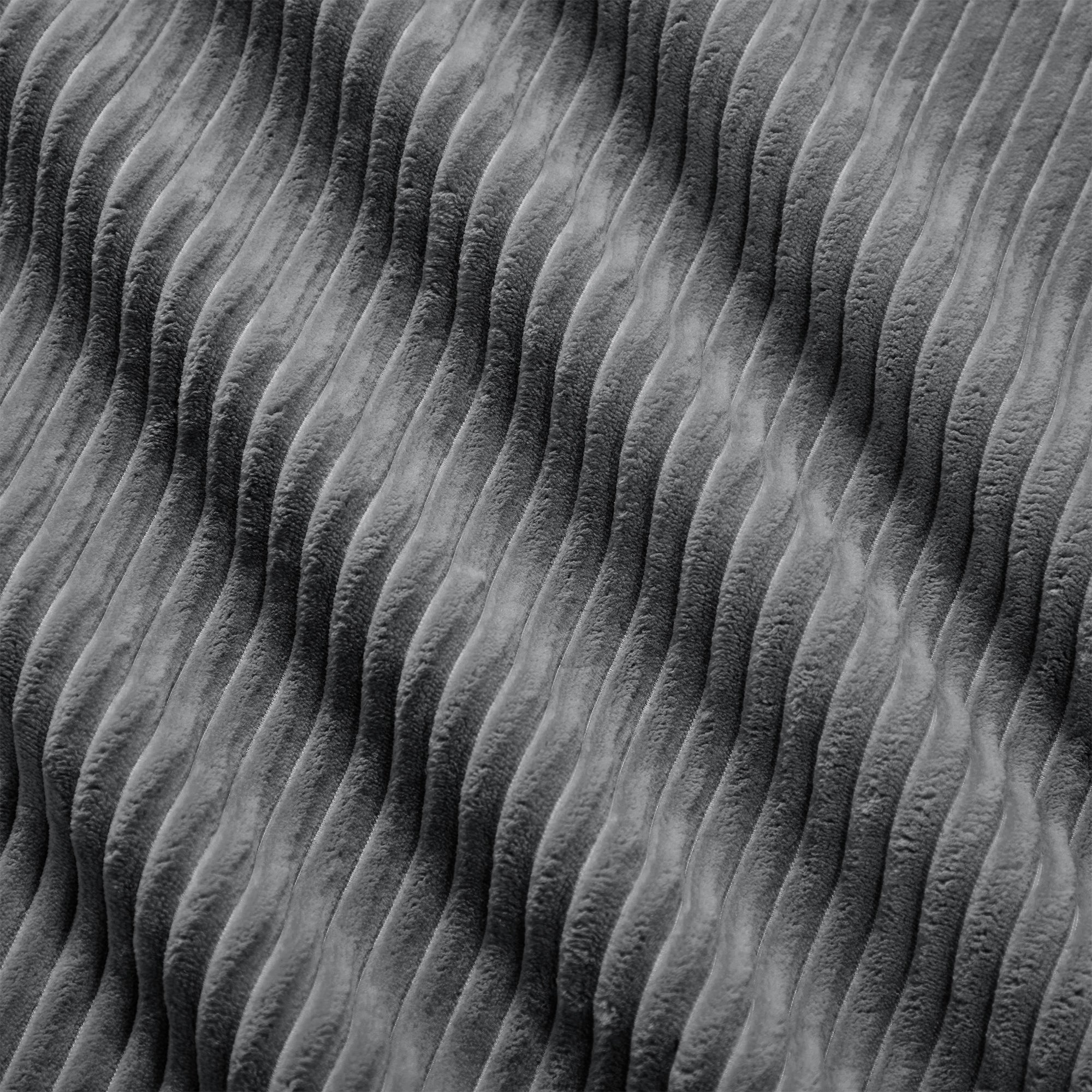 Logidon 3-zitsbank grijs fluweelfluweel - modulair, antislip