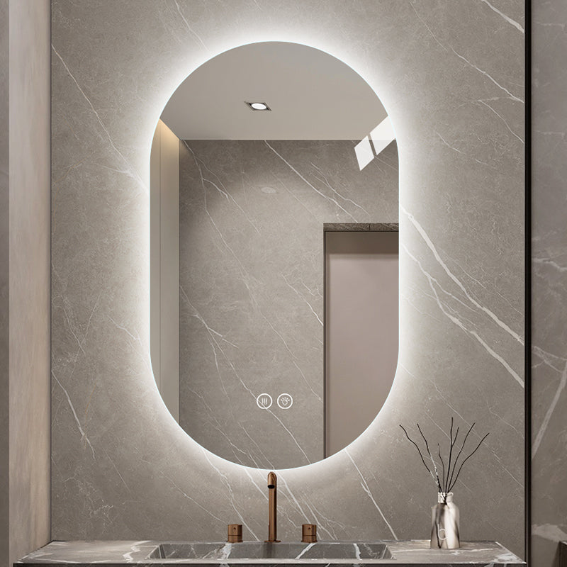 Logidon LED badkamerspiegel 60x90 cm Smart Touch anticondens zilver