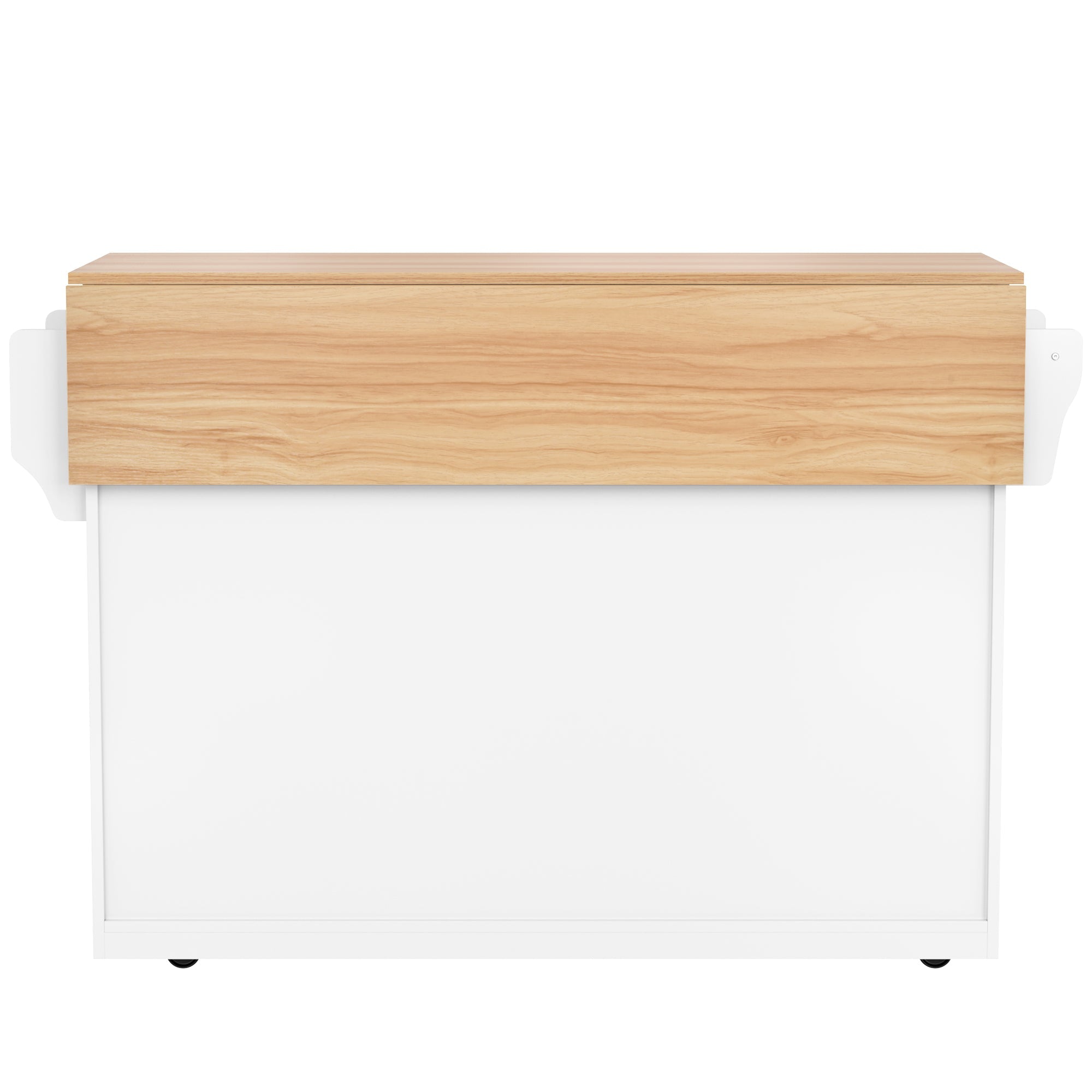Logidon serving trolley with folding table top white 120x71x91 cm