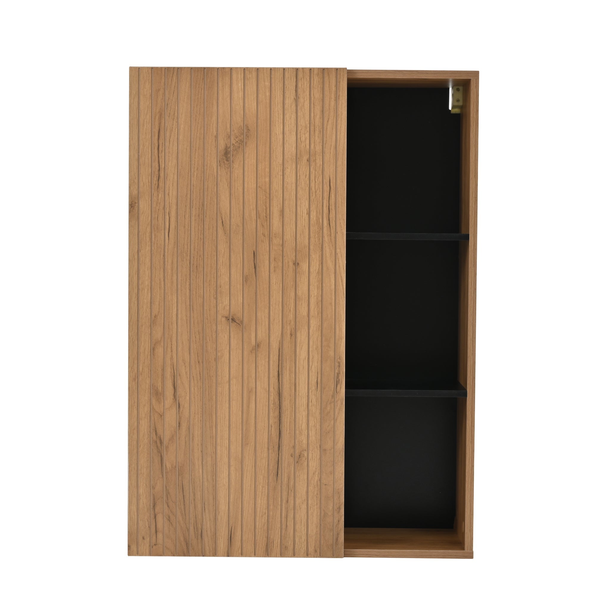 Logidon TV wall unit set display case two parts up to 265 cm oak black