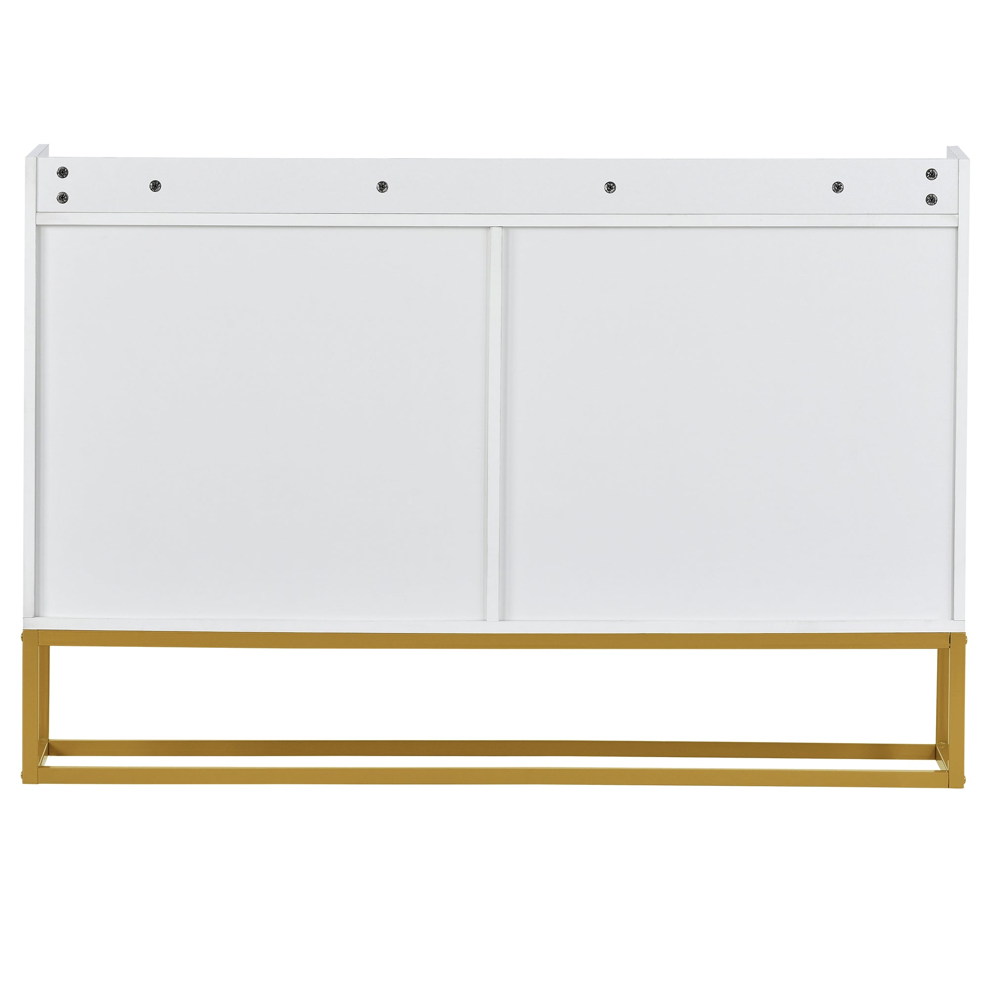 Logidon Dressoir 120 cm Wit Greeploos Vier Deuren Minimalistisch