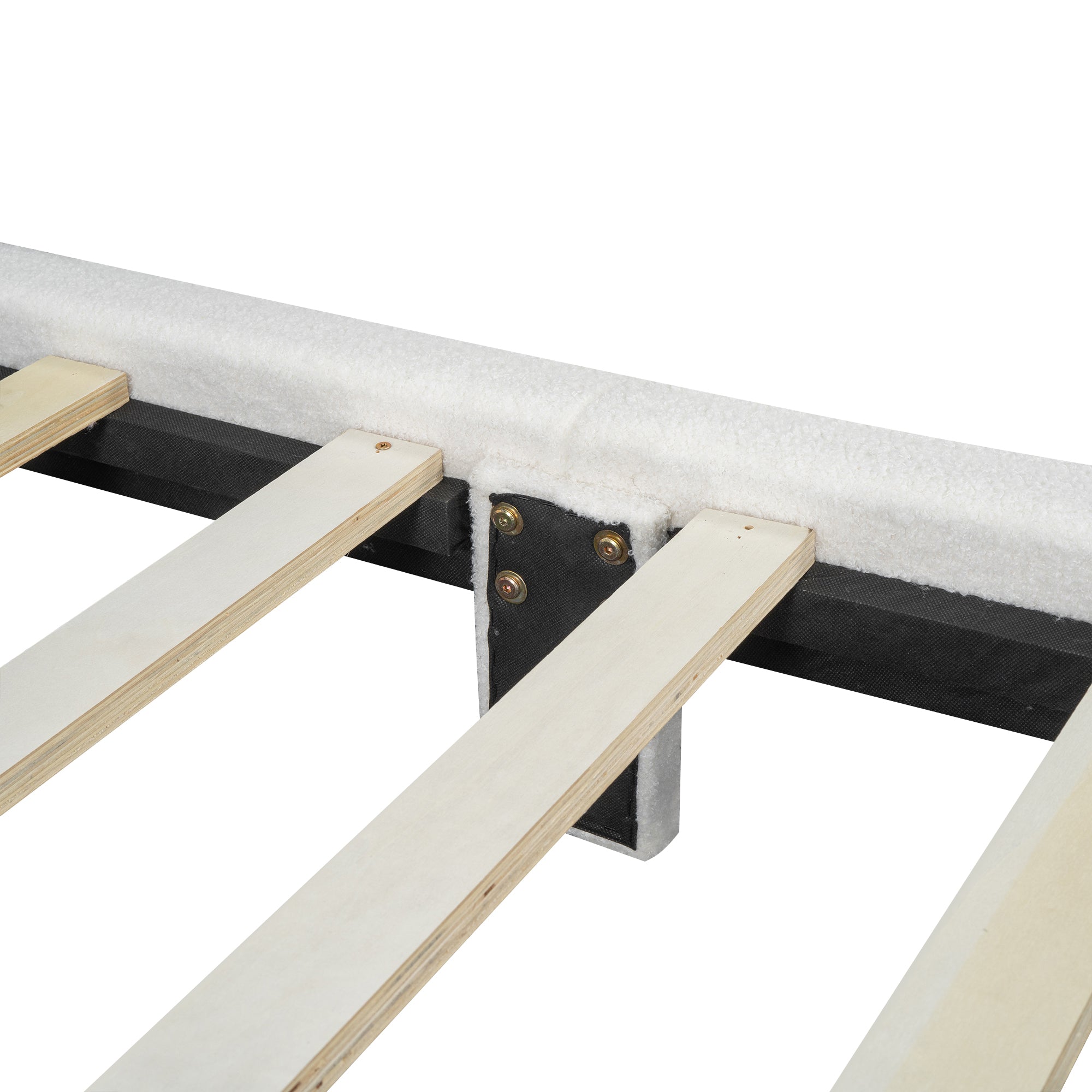 Logidon plat bed 90x200 cm wit drievoudig verstelbaar hoofdbord
