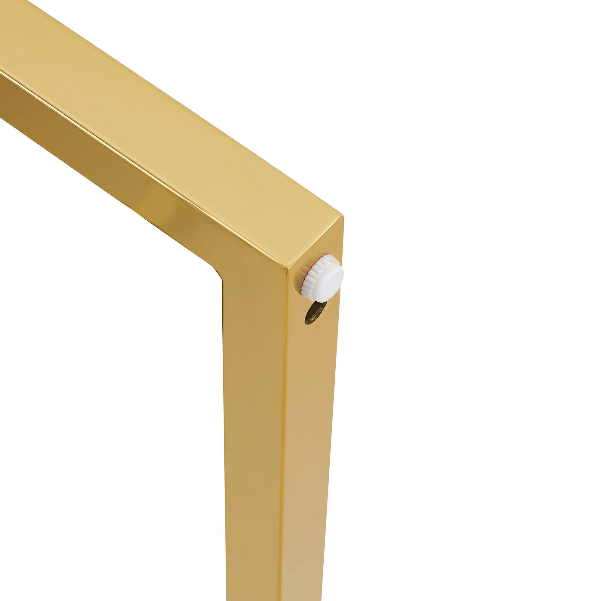 Logidon Barkruk Set 2 Zwart Kunstleer Gouden Poten Nordic