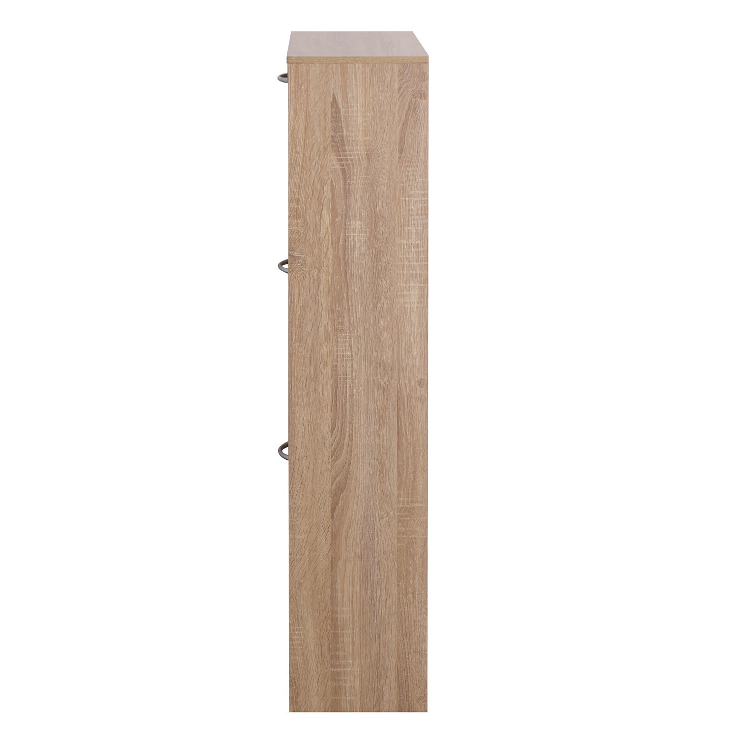 Logidon shoe cabinet oak 3 drawers wooden shoe rack entrance area