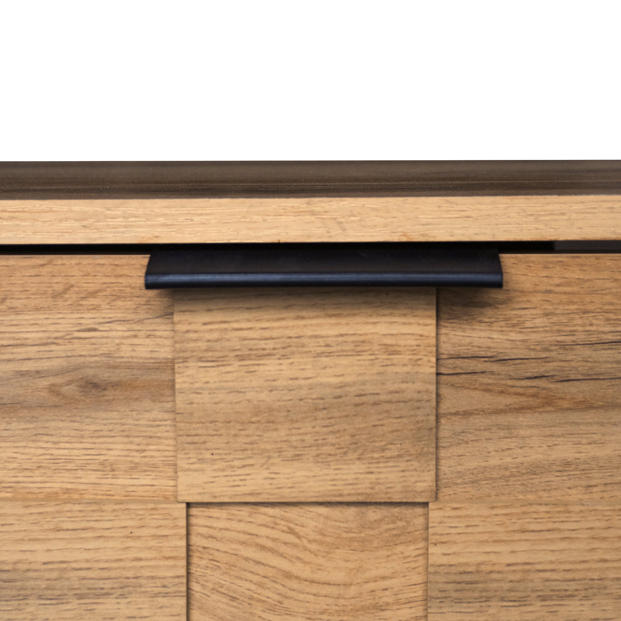 Logidon Modern TV-meubel hout 2 deuren 2 vakken 160,5x35,5x45 cm