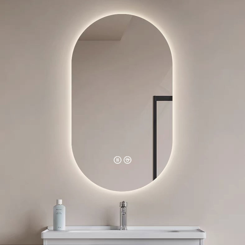 Logidon LED badkamerspiegel 60x90 cm Smart Touch anticondens zilver