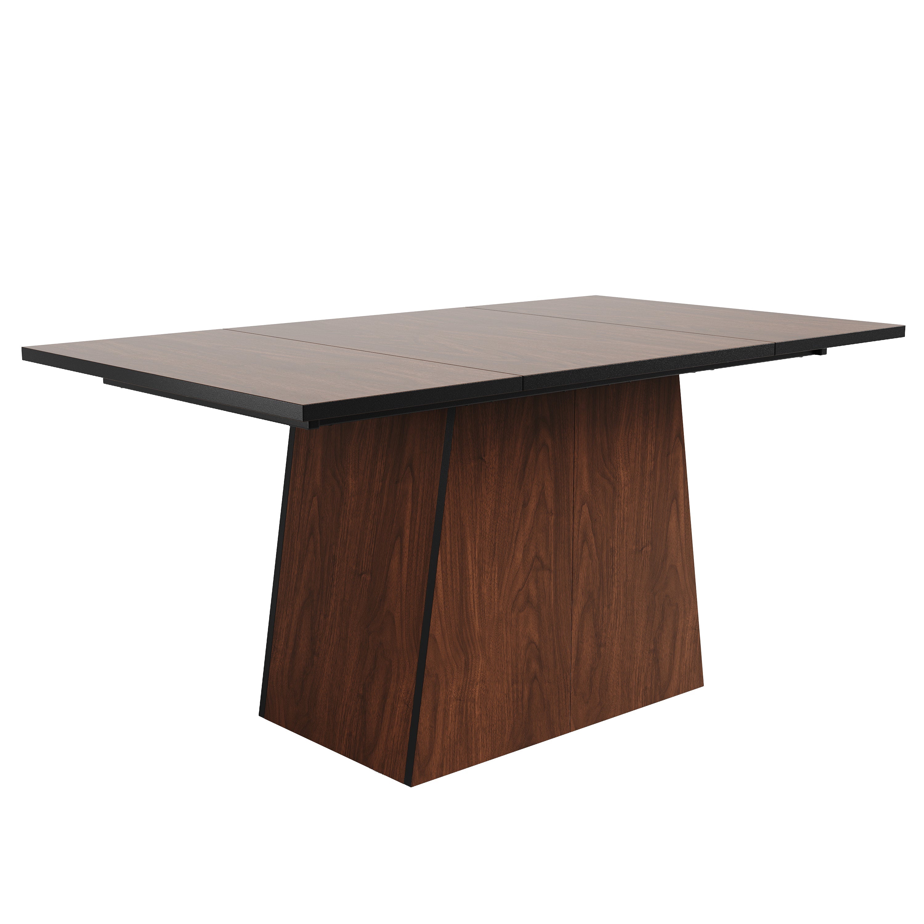 Logidon eettafelset 5-delig 138x80 cm beige stoelen houtnerf