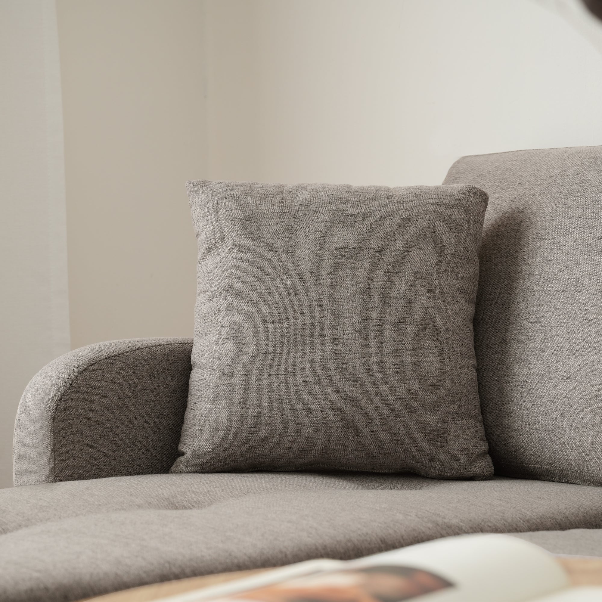 Logidon L-vormige hoekbank met chaise longue 3-zits 185x118x82 cm