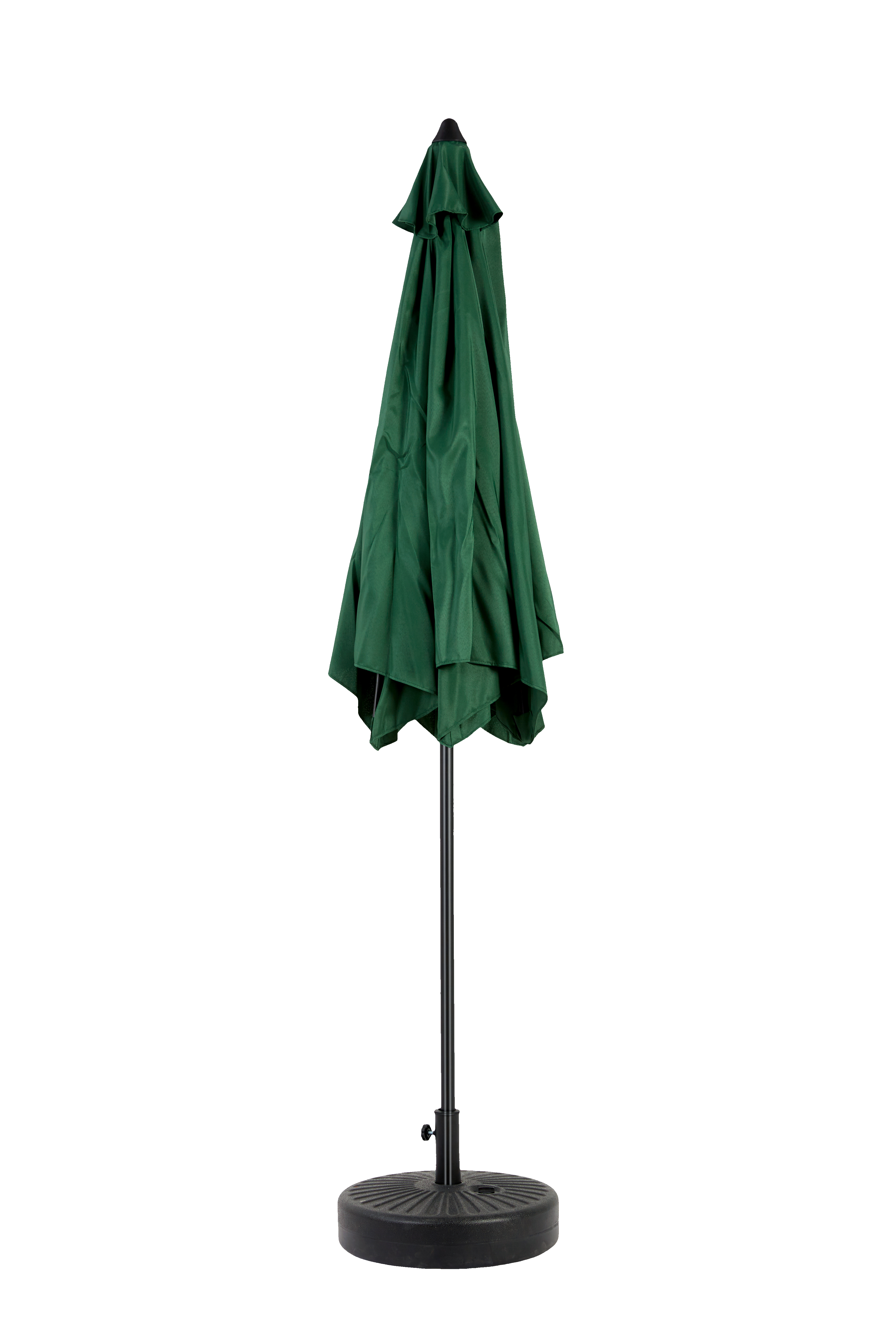 Logidon Dubbelzijdige Rechthoekige Paraplu 270 cm Donkergroen Met Slinger