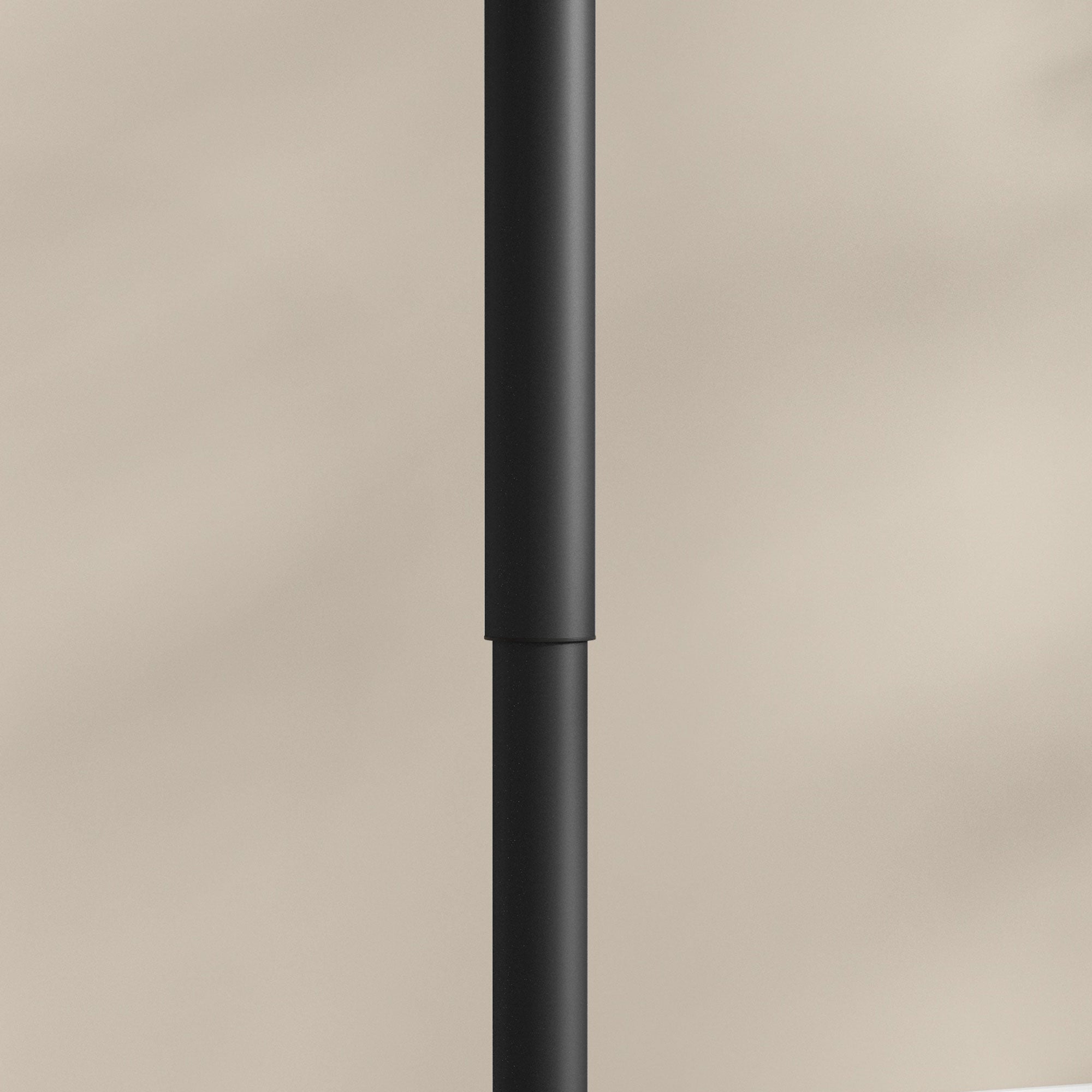 Logidon Ronde Bartafel Marmerlook Zwart Verstelbaar 60 cm 68-93,5 cm