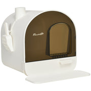 Logidon PawHut Kattenbak Met Kap Wit 43x44x47cm