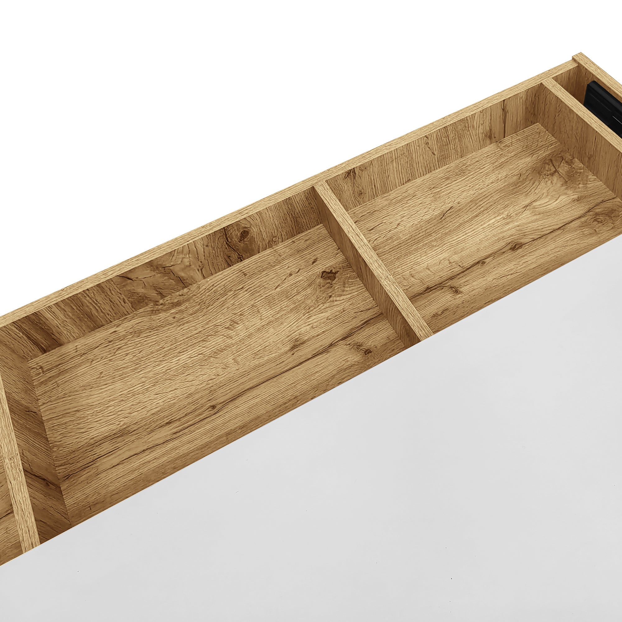 Logidon dressoir hoogglans wit vitrinekast LED 16 kleuren 120x37x76,5 cm