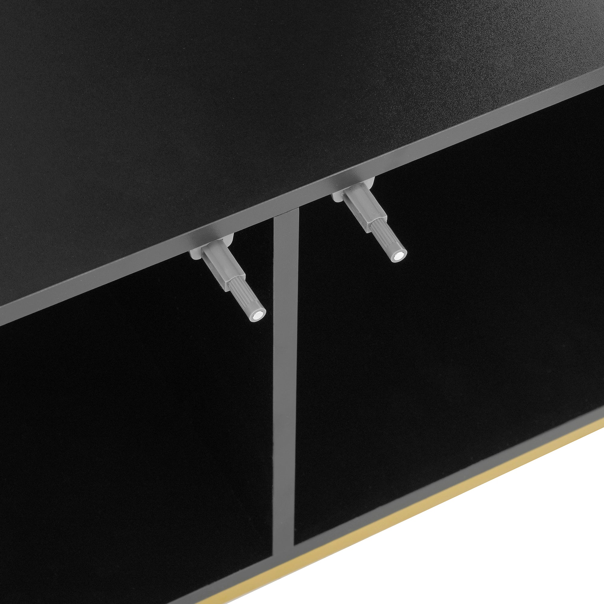 Logidon Modern Compact Wardrobe Box Mirror Shoe Bench Black 78 x 38.5 x 180.5 cm