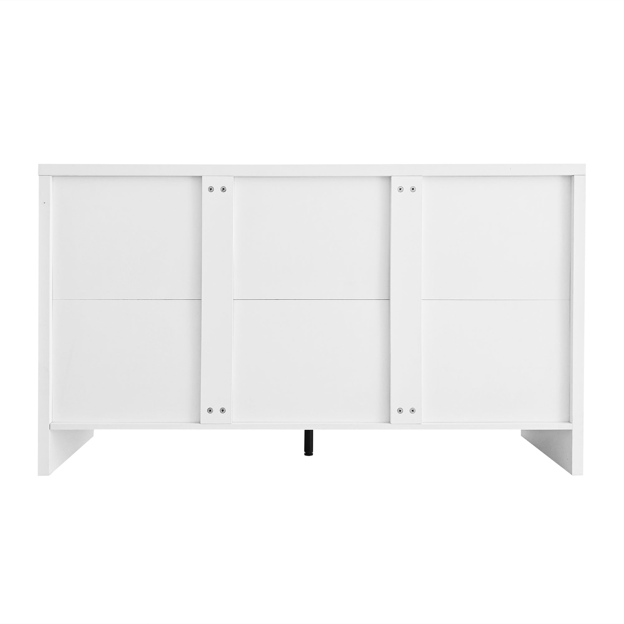 Logidon wit dressoir met gouden handgrepen en verstelbare planken