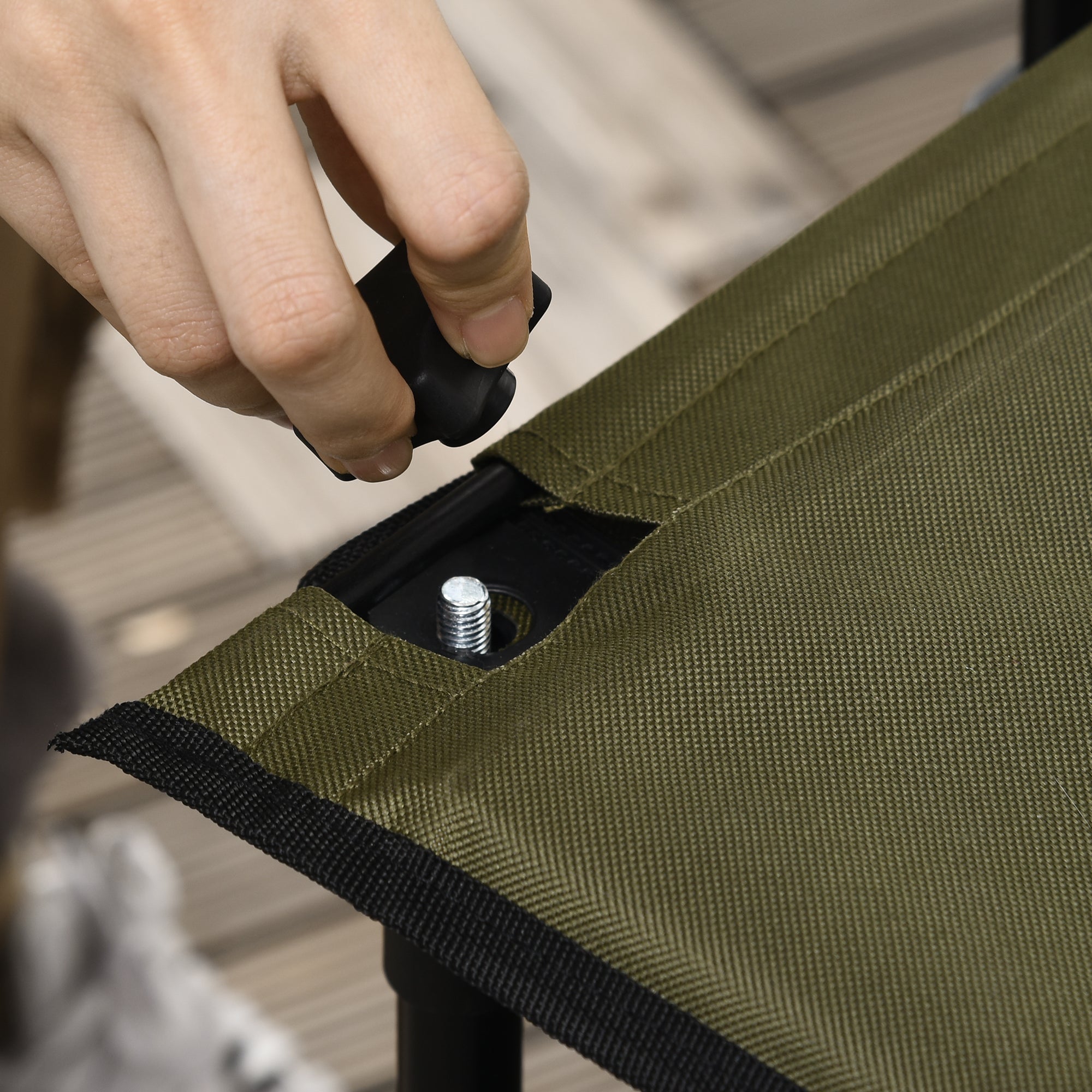 Logidon Strandtrolley Opvouwbaar met Dienblad en Zakken Groen