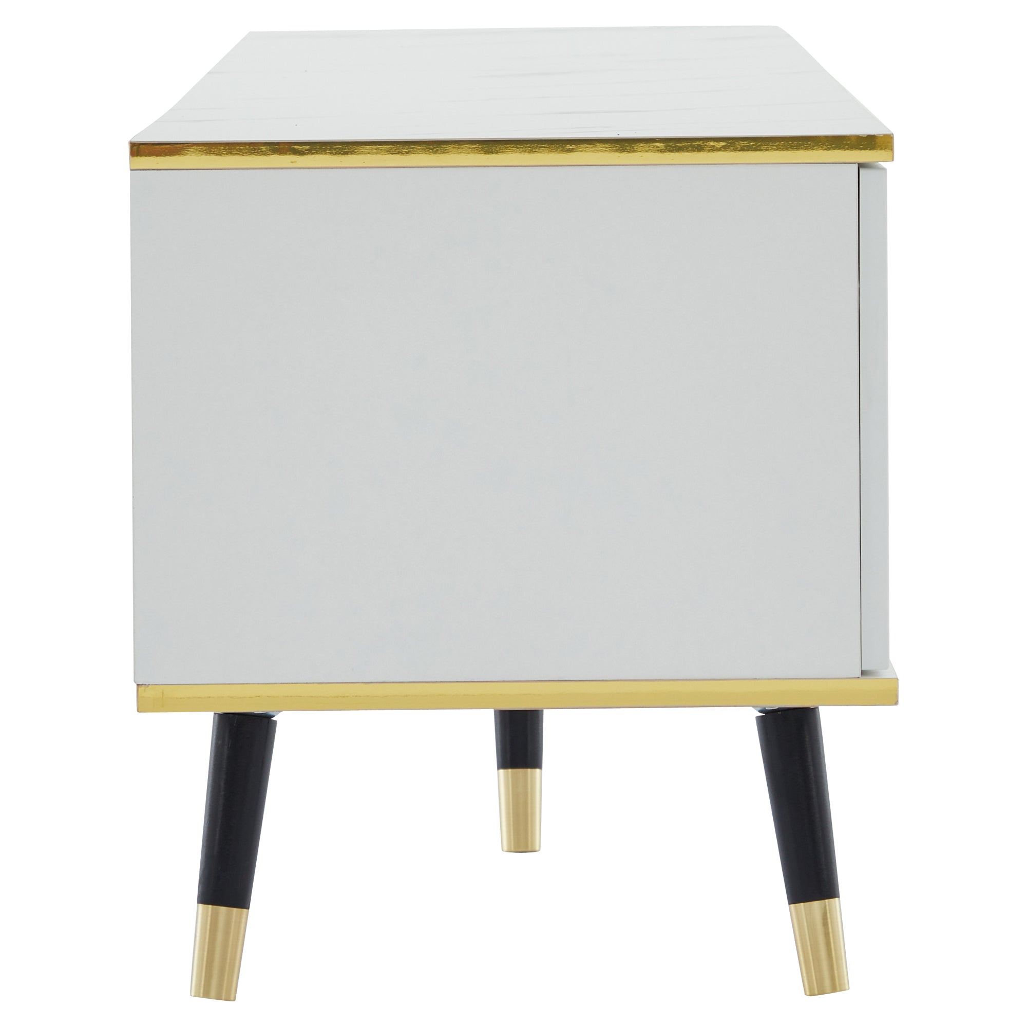 Logidon Modern TV-meubel Wit Marmerlook 200x40x46 cm