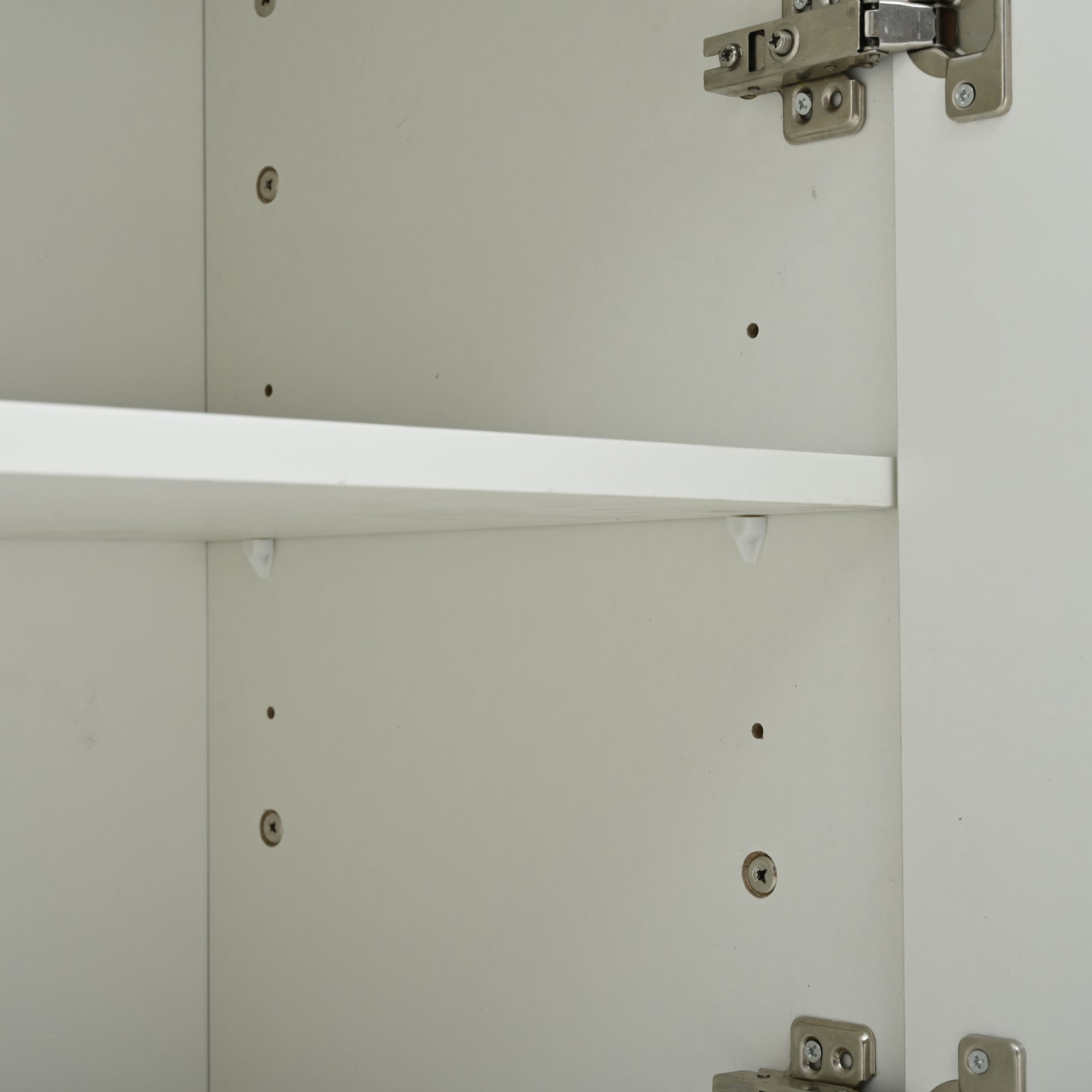 Logidon 140 x 40 x 60 cm hoogglans dressoir wit met LED