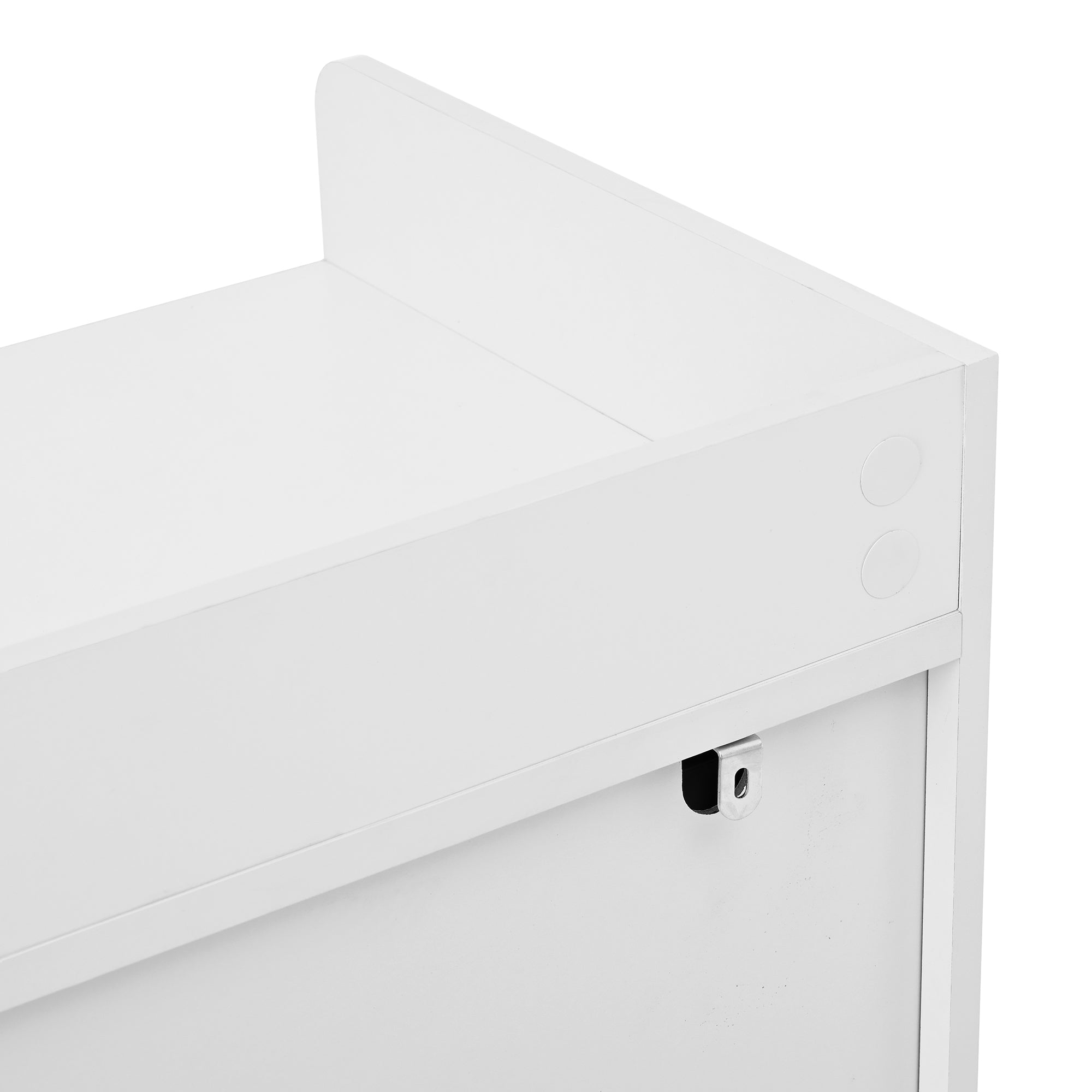 Logidon shoe cabinet white 75x36x95.5 cm with adjustable shelves