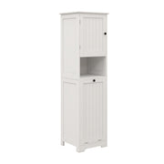 Logidon Witte wassorteerkast 140 cm kanteldeur met planken