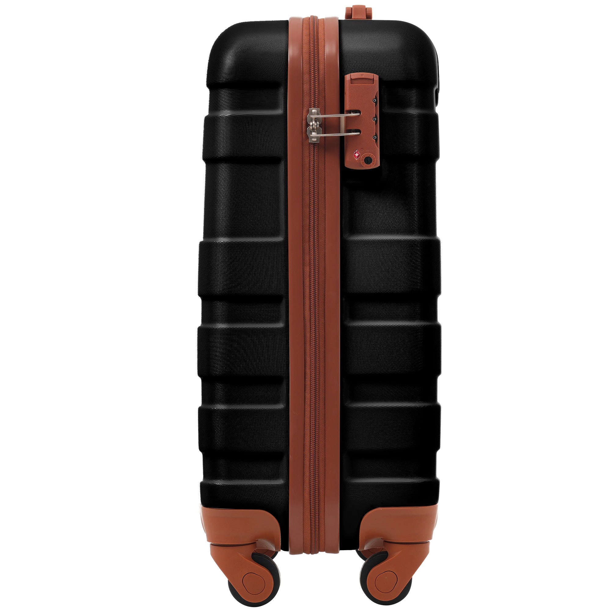 Logidon Hardshell Koffer 20 Inch Handbagage 4 Wielen Zwart