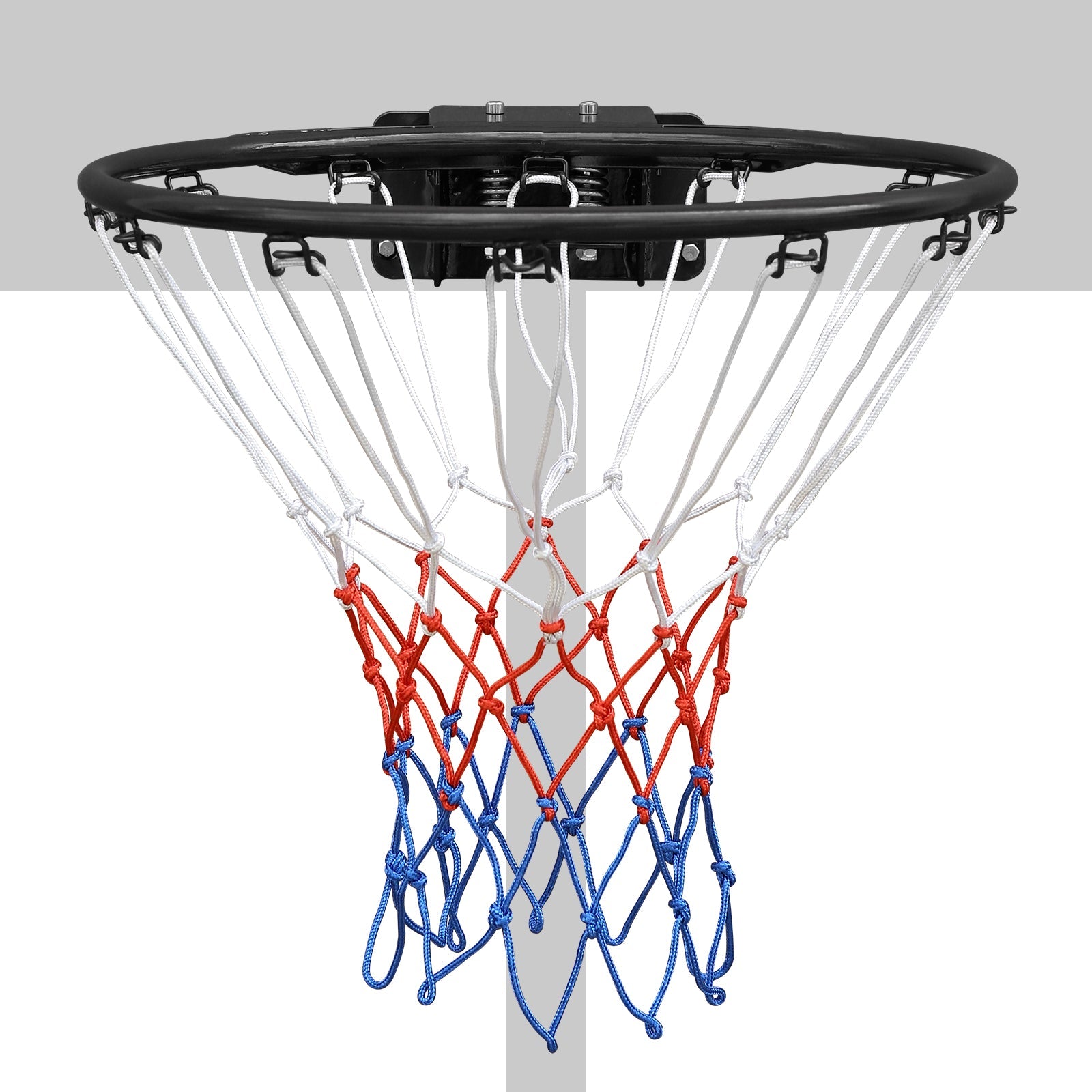 Logidon Basketbalring 18" Double Spring Mesh Zwart