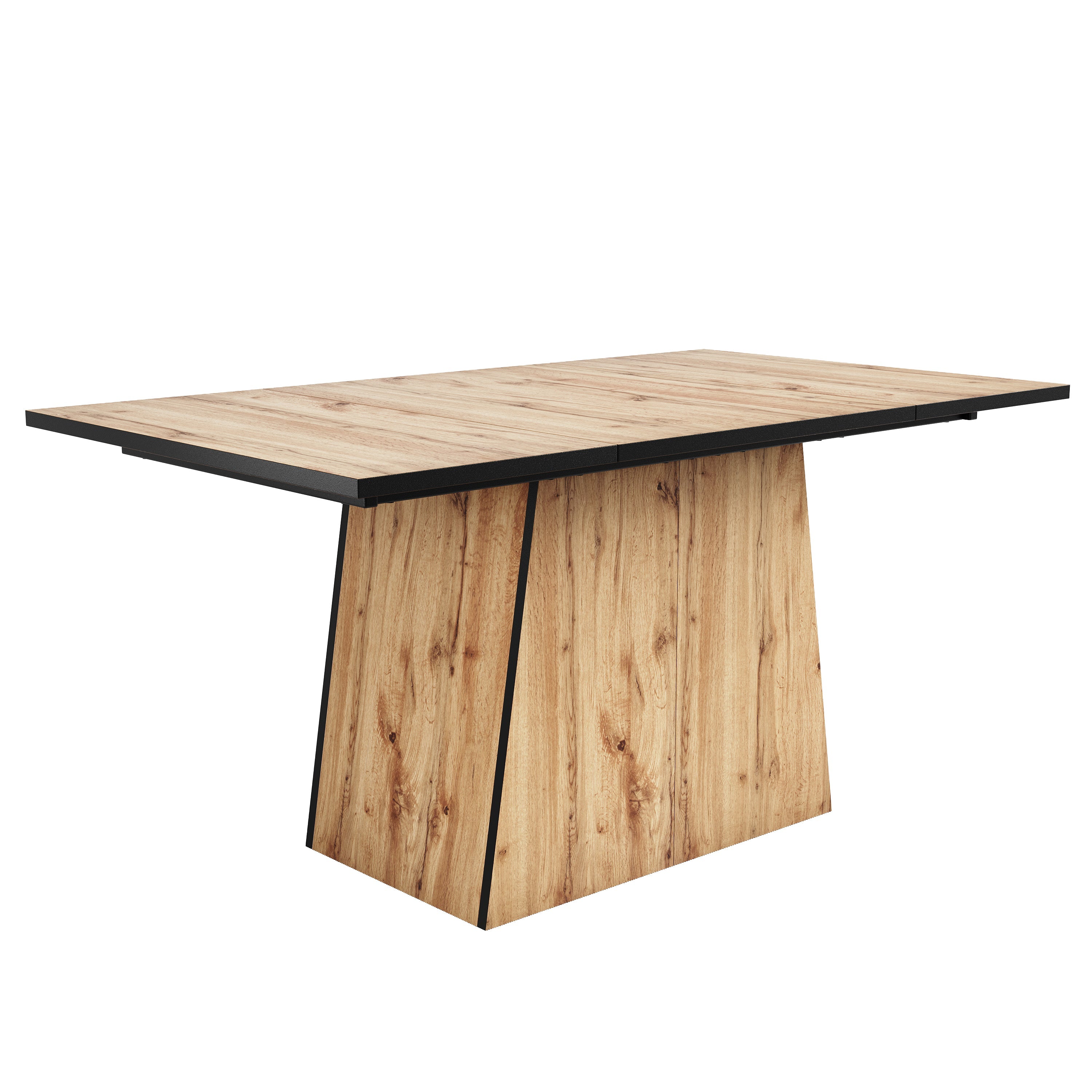 Logidon eettafelset 5-delig 138 x 80 cm met grijs fluwelen stoelen