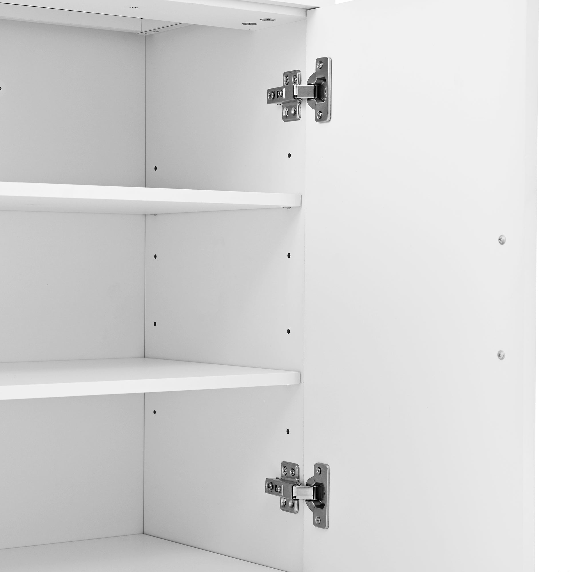 Logidon dressoir 120 cm wit houtlook met 4 deuren en 2 lades