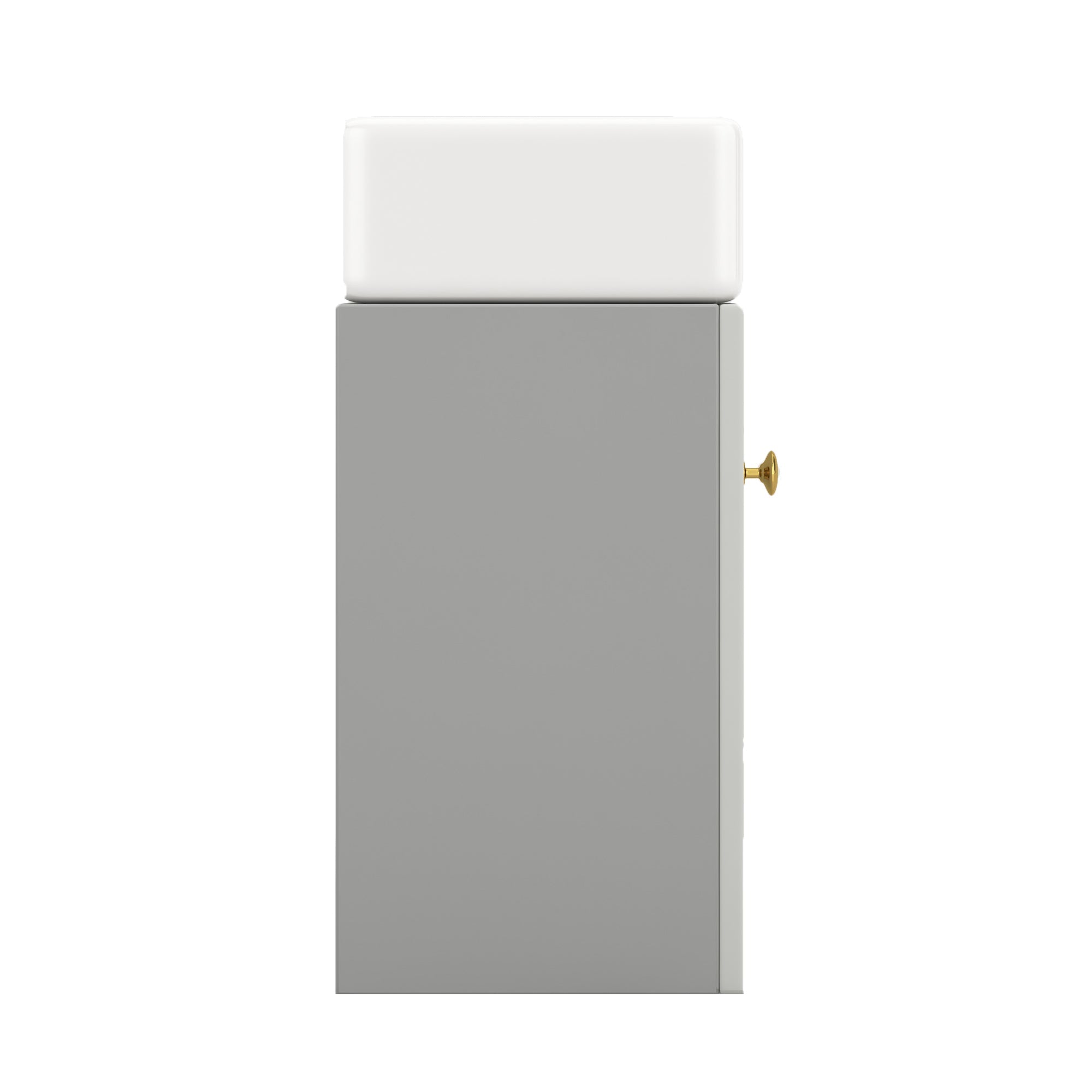 Logidon badkamermeubel wastafel 46 cm hangend onderkast grijs-wit
